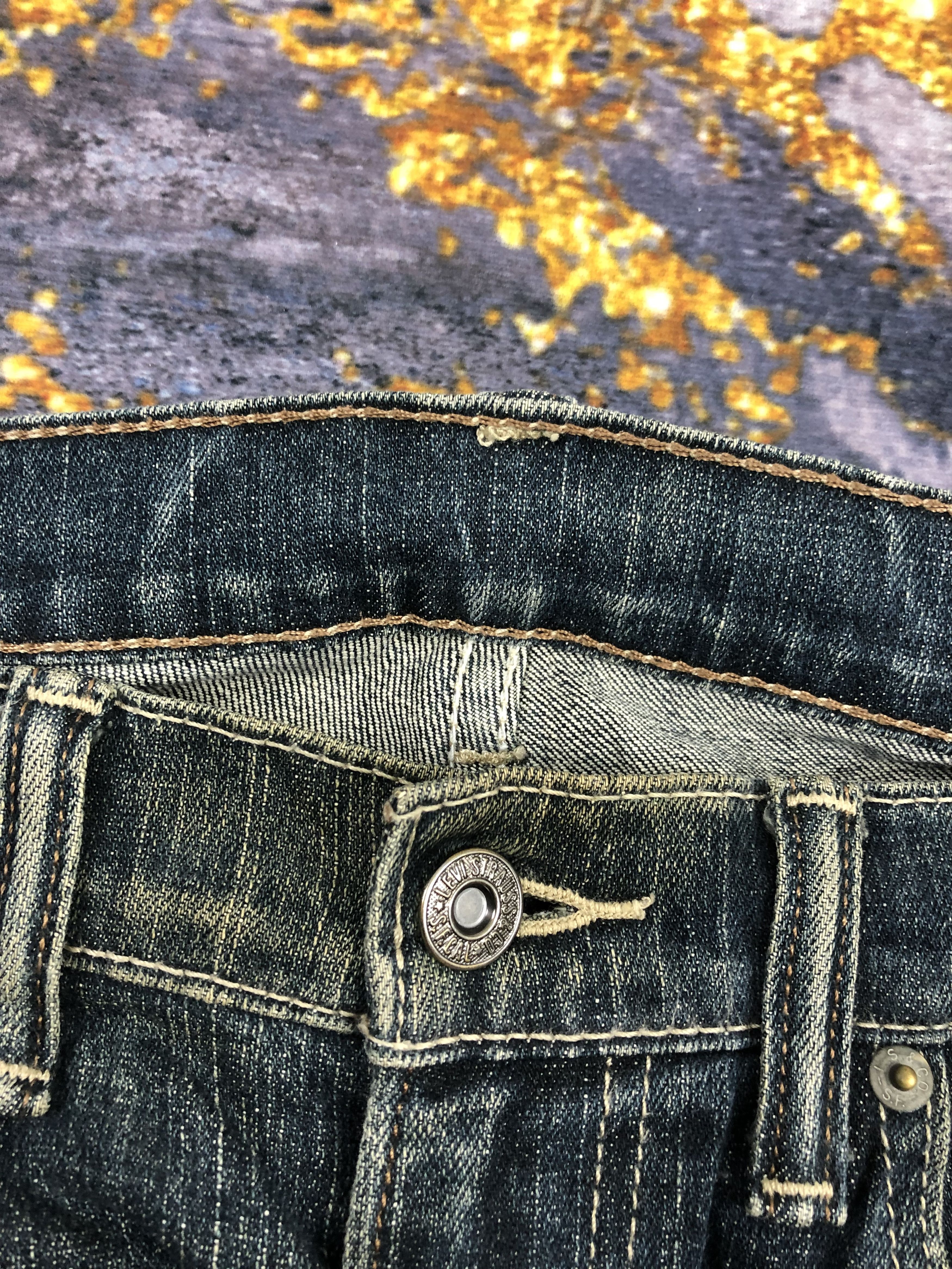 Levi's Vintage Levis 505 Rusty Blue Denim Jeans DPP0141 Size US 32 / EU 48 - 10 Thumbnail