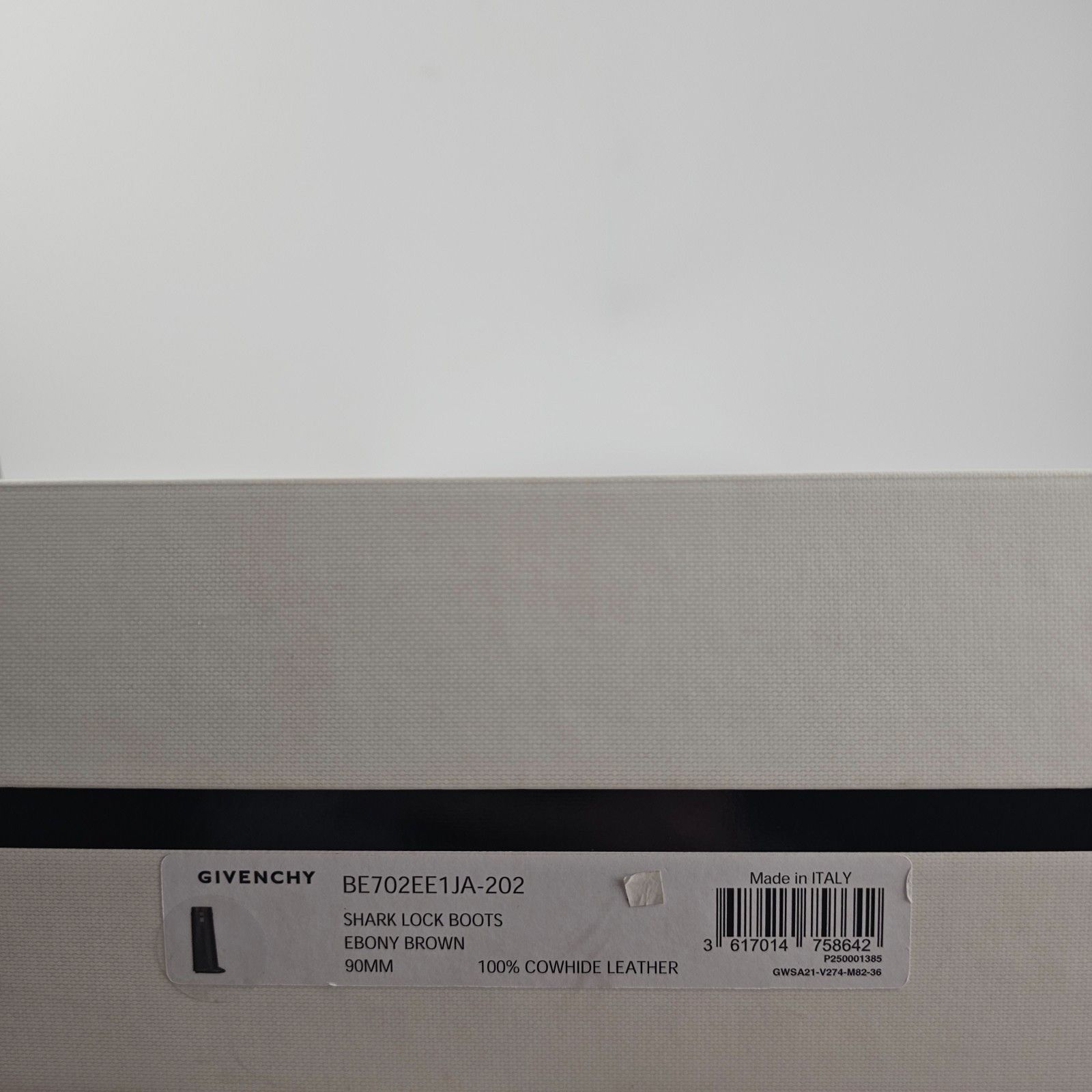 Givenchy GIVENCHY Shark Lock Brown Leather 90mm Ankle Boots New & Aut Size US 6 / IT 36 - 2 Thumbnail