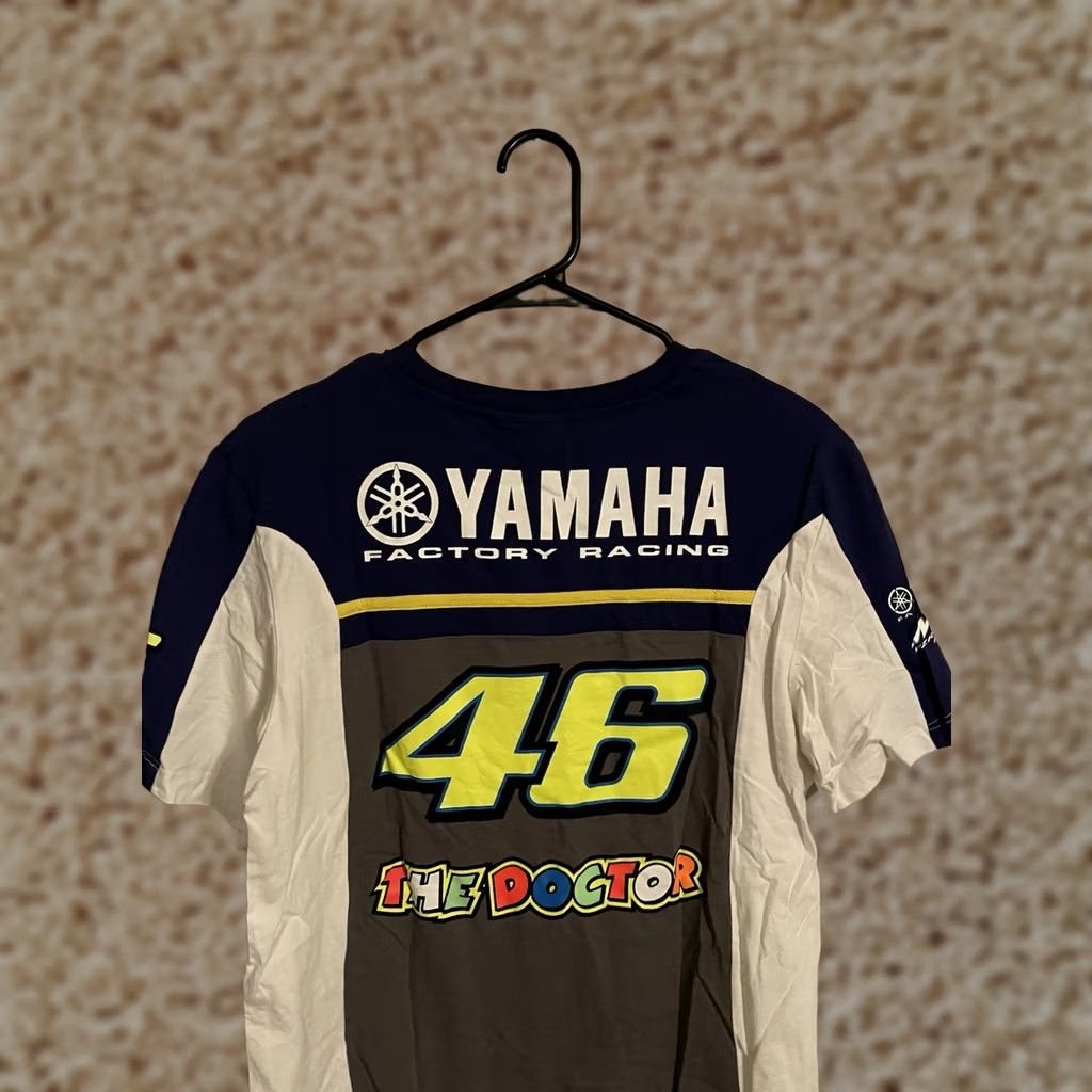 Yamaha Yamaha Factory Racing The Doctor Valentino Rossi 46 Motorcycle T-Shirt - Men’s M Shirt | Multicolor | Short Sleeve | Regular Fit Size US M / EU 48-50 / 2 - 1 Thumbnail