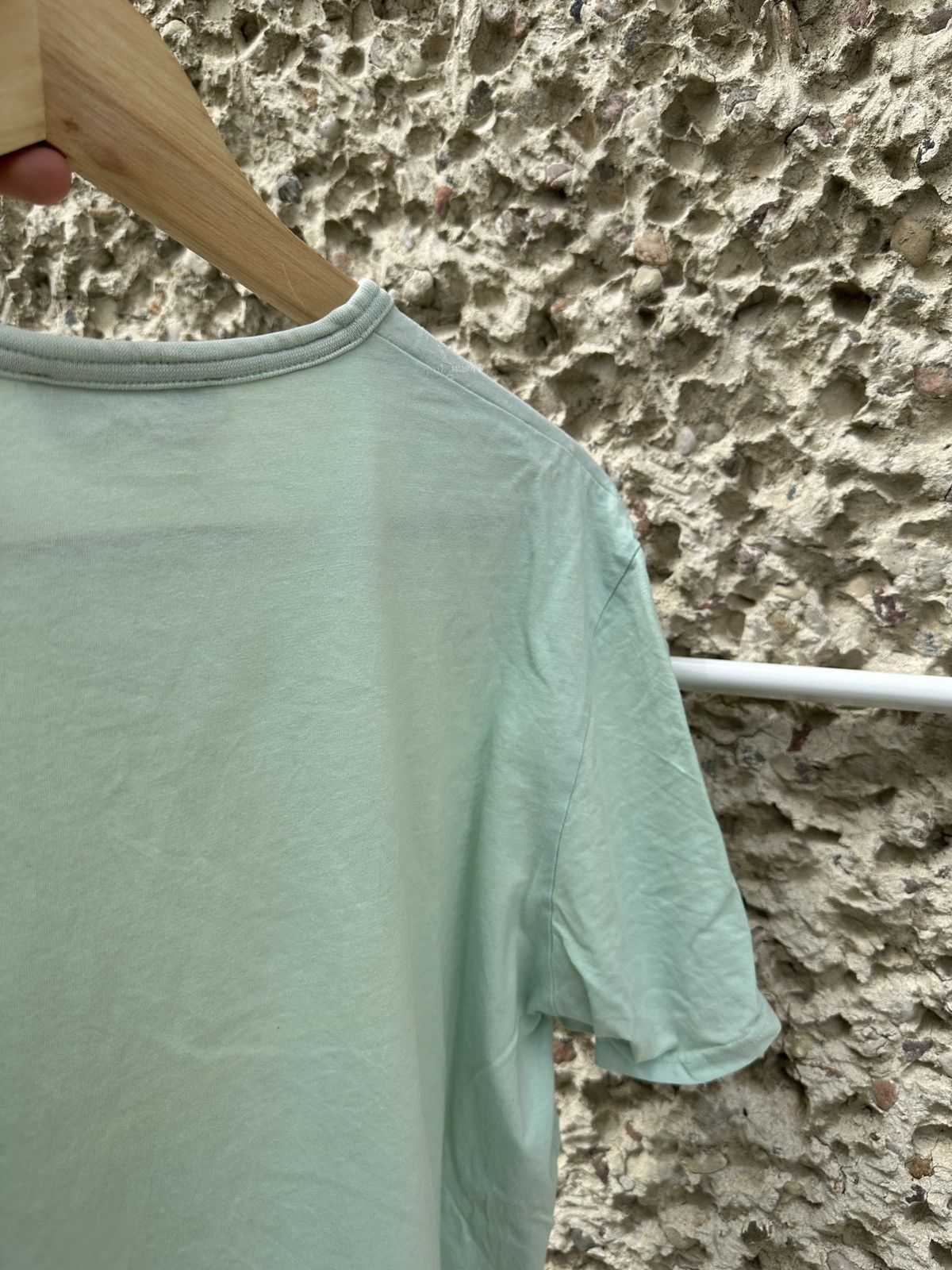 Yves Saint Laurent Vintage YSL monogram mint pastel tee t-shirt Size US M / EU 48-50 / 2 - 3 Thumbnail