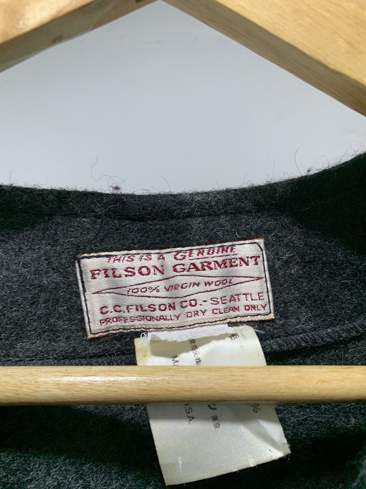 Filson 80s Filson Garment Wool Native Vest Plaid Size US M / EU 48-50 / 2 - 7 Thumbnail