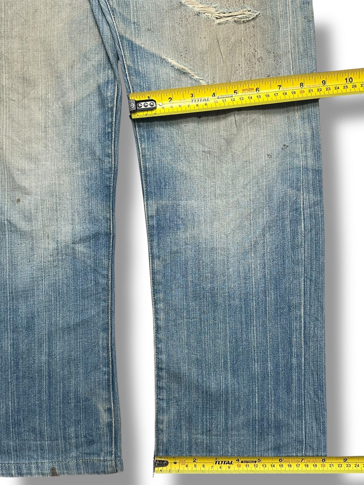 Levi's Levi’s 501 Vintage Distressed Straight Leg Mudwash & Faded Size US 31 - 20 Thumbnail