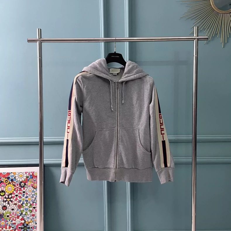 Gucci GucciZipper double-sleeved gray jacket 2503-Nextarrow Size US S / EU 44-46 / 1 - 1 Thumbnail