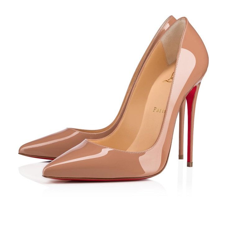 Christian Louboutin o1s1wg110924 So Kate Pumps in Beige Size US 8 / IT 38 - 3 Thumbnail