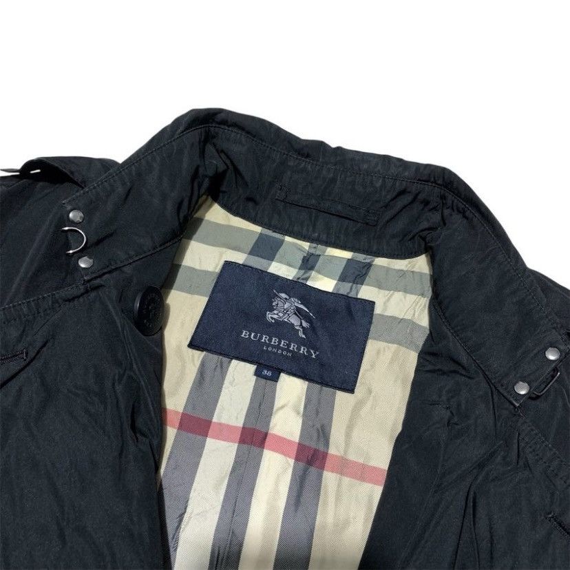 Burberry VTG 90s BURBERRY LONG COAT NOVA CHECK Size XS / US 0-2 / IT 36-38 - 8 Thumbnail
