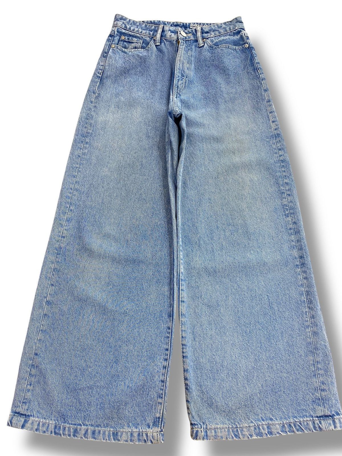 Japanese Brand American Holic Brand Acid Wash Style Baggy Jeans Size US 27 - 1 Thumbnail