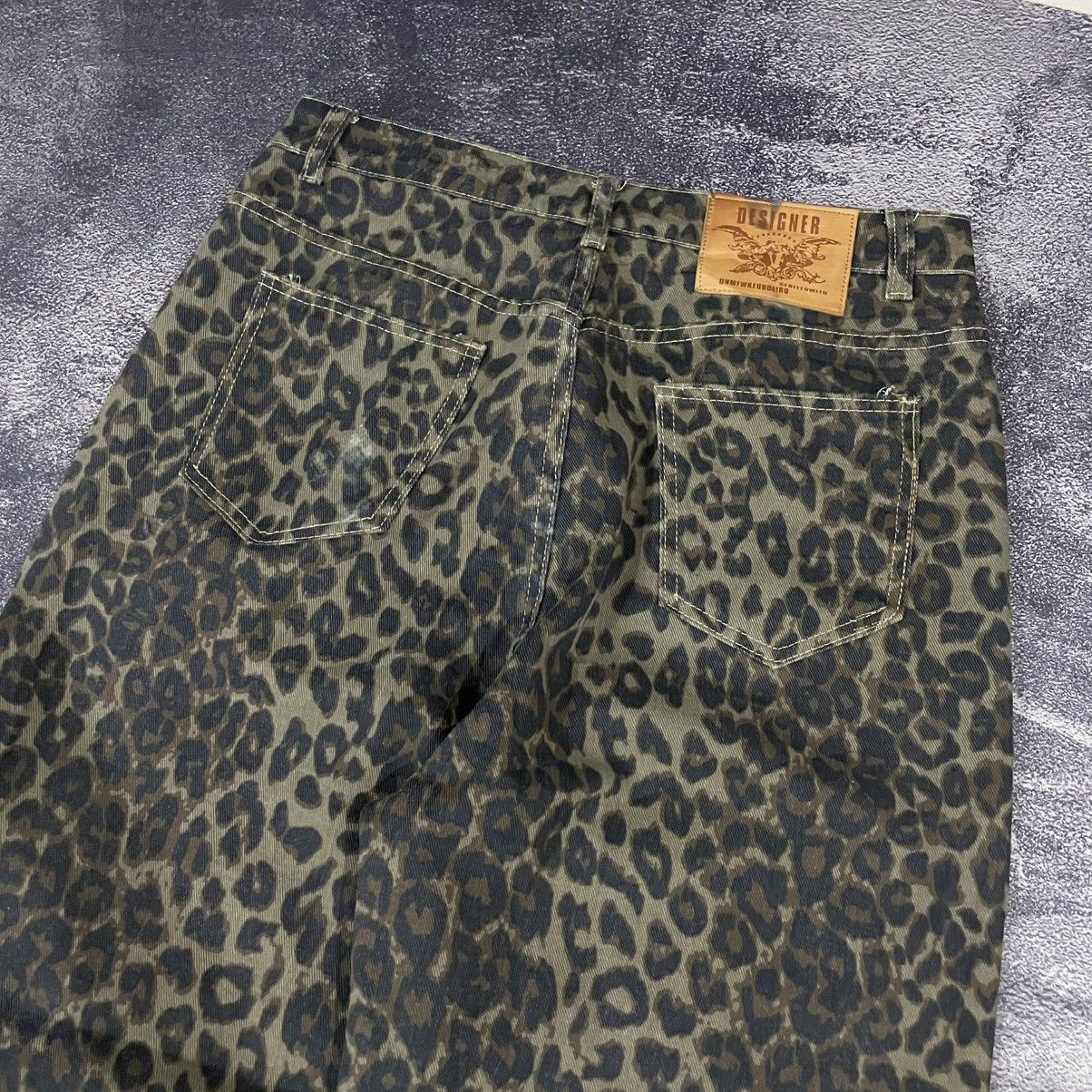 Japanese Brand × Supreme × Yohji Yamamoto Leopard baggy pants Size US 34 / EU 50 - 3 Thumbnail