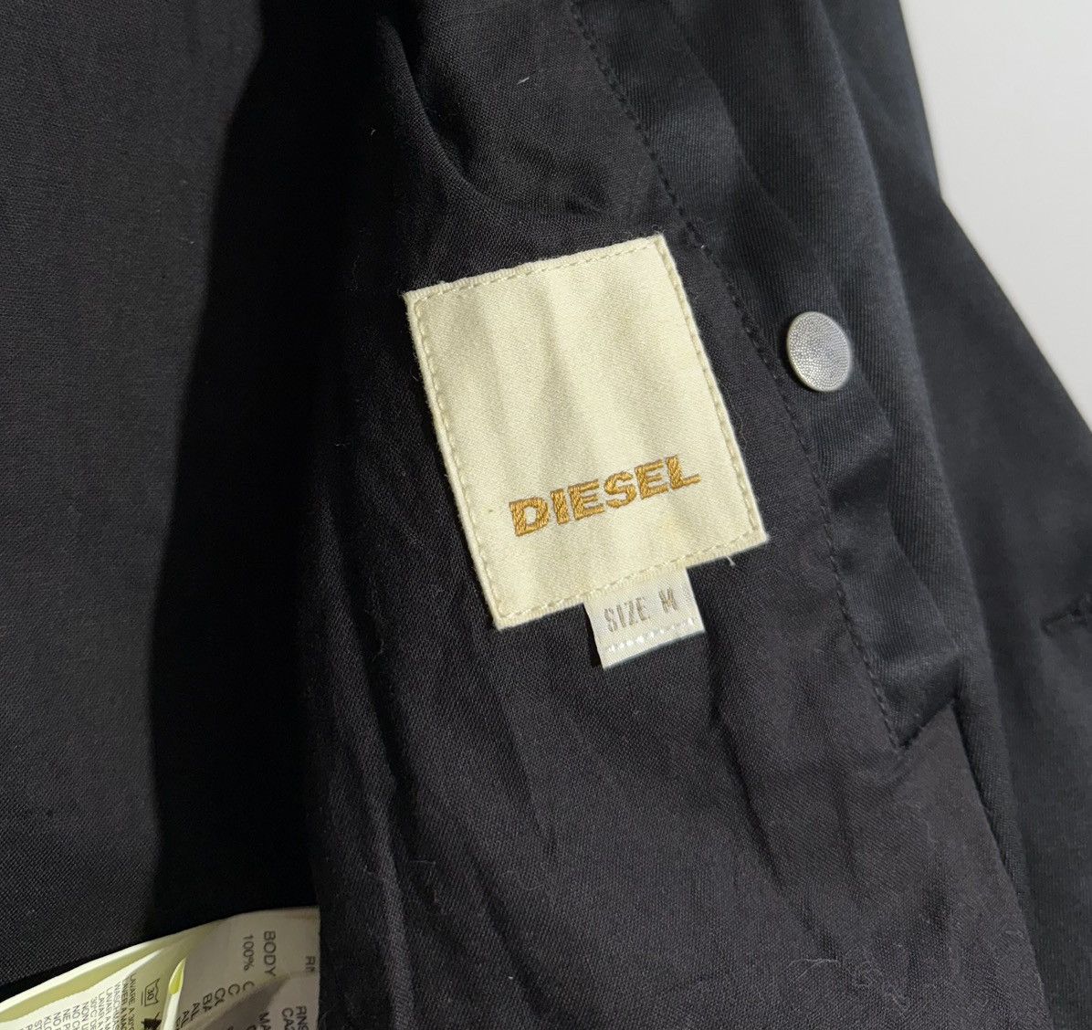 Diesel Diesel Black Blazer Two Button Jacket Size US M / EU 48-50 / 2 - 7 Thumbnail