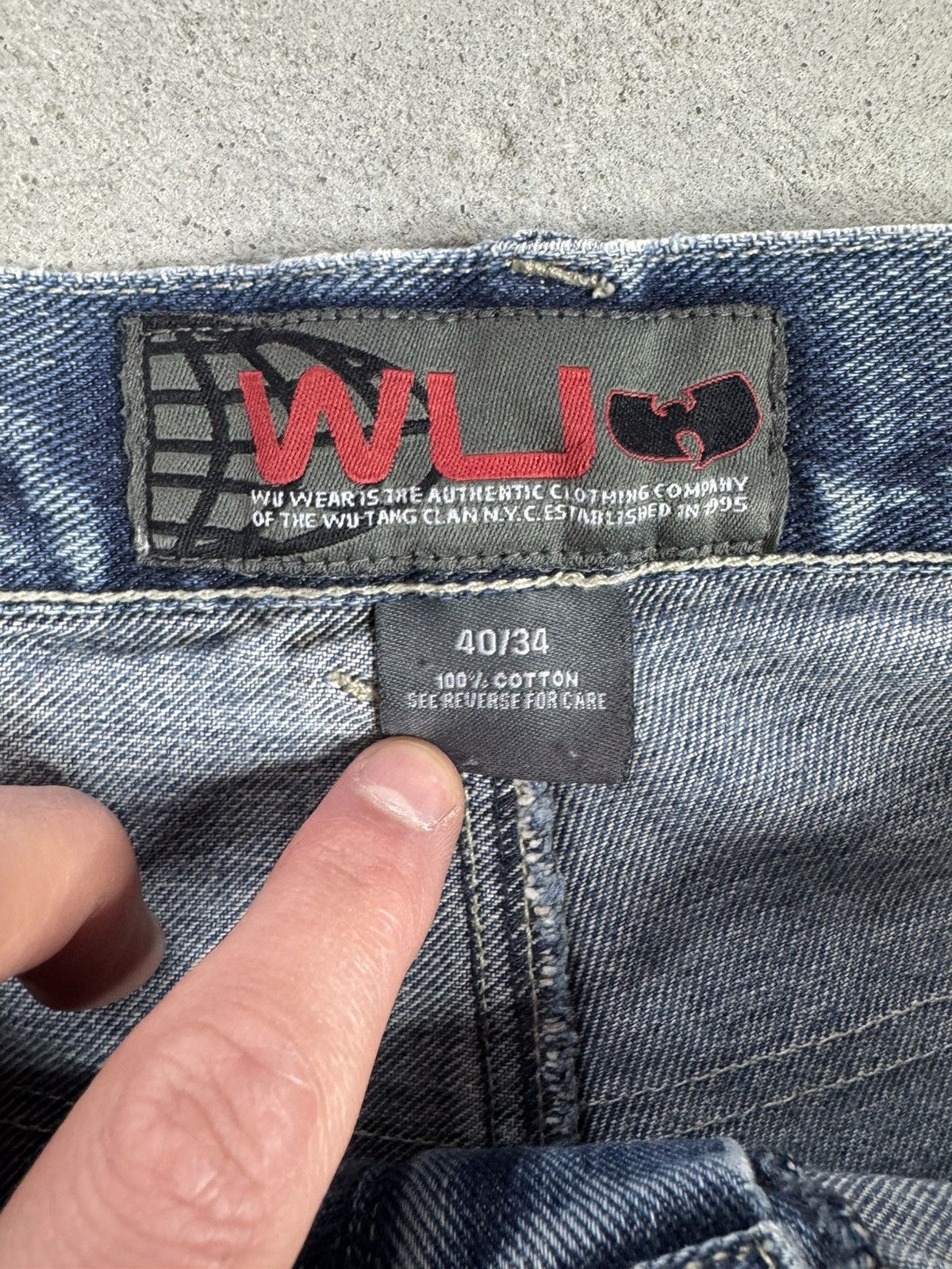 Vintage × Wu-Tang Clan WU WEAR jeans Size W 34 Size US 34 / EU 50 - 8 Thumbnail