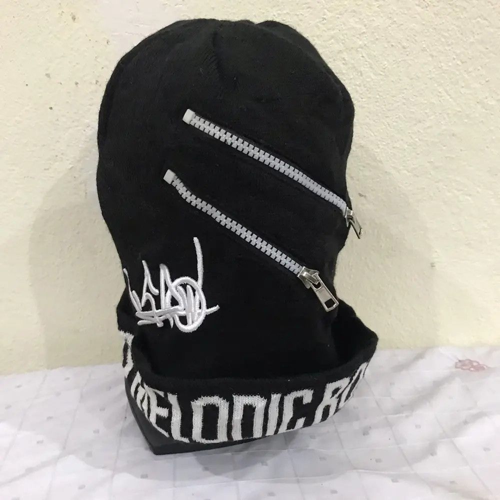 Seditionaries Melodic Rockers Spellout Rare Design Beanie Hat Size ONE SIZE - 3 Thumbnail