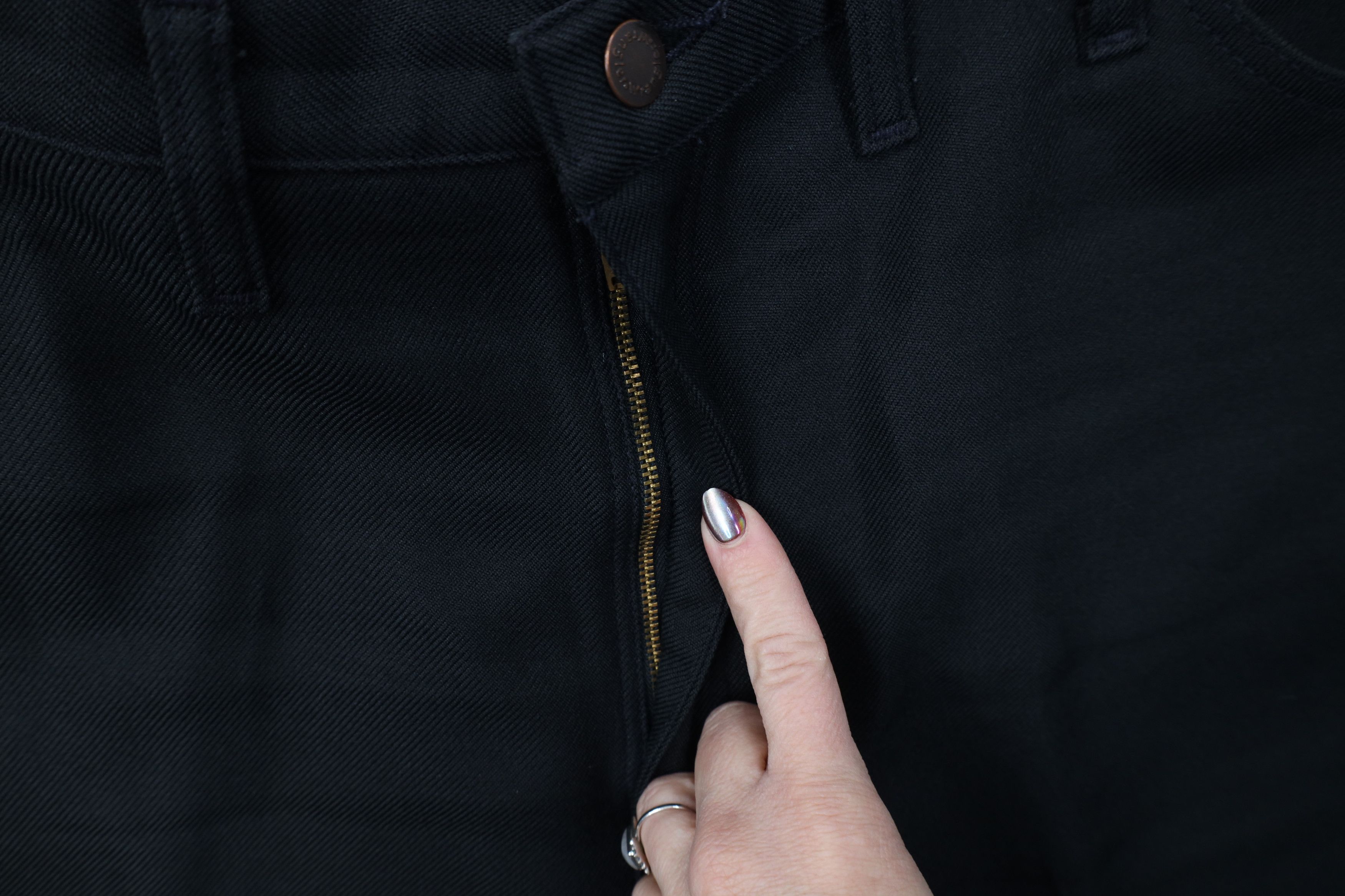 Wrangler Vintage 90s Wrangler Western Flared Wide Leg Pants Black USA Size US 44 / EU 60 - 7 Thumbnail