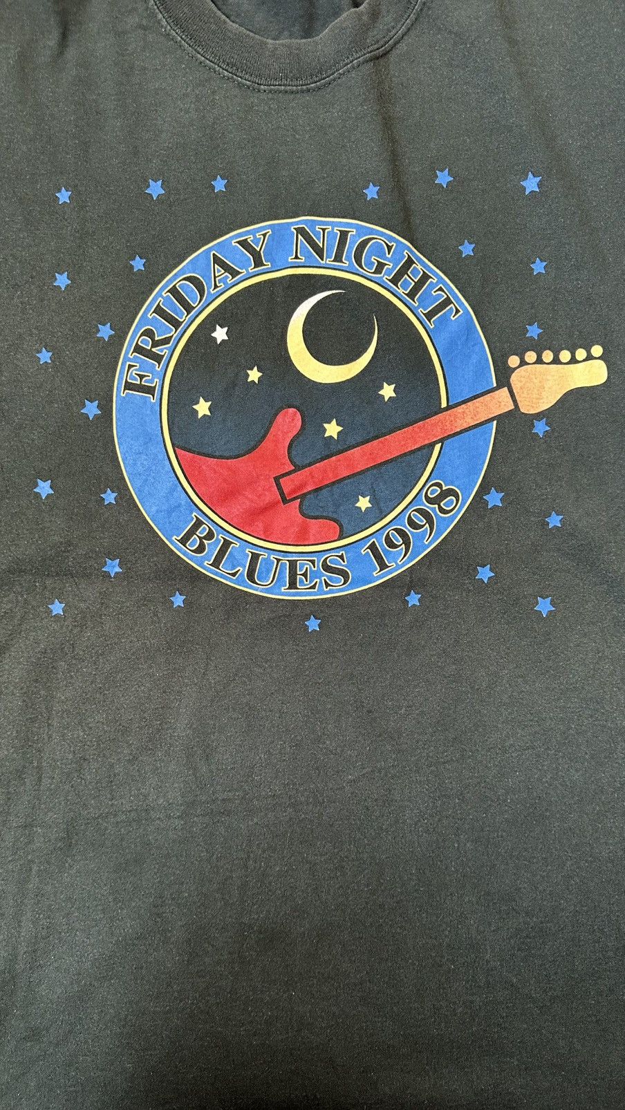 Vintage VINTAGE FRIDAY NIGHT BLUES TEE Size US XXL / EU 58 / 5 - 2 Thumbnail