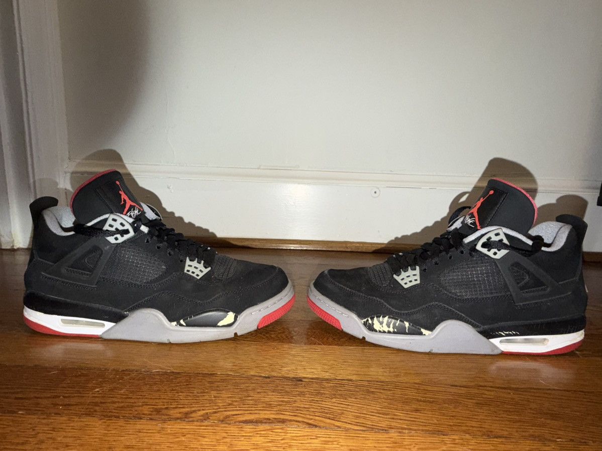 Nike Nike Air Jordan 4 Retro - Red/Black Size US 10.5 / EU 43-44 - 2 Thumbnail