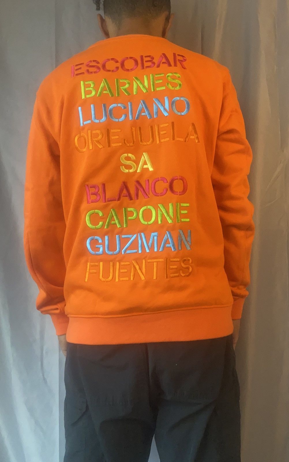 Other Kingpin Orange Graphic Sweatshirt Size M (Boosie VladTV) Size US M / EU 48-50 / 2 - 4 Thumbnail