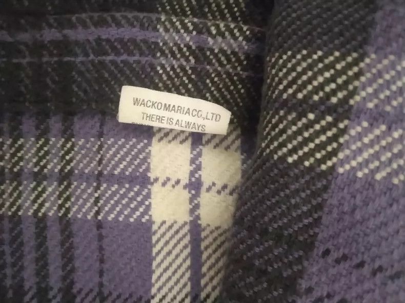Wacko Maria Wacko Maria WACKOMARIA Thick Plaid Flannel Shirt, Size M Size US L / EU 52-54 / 3 - 3 Thumbnail