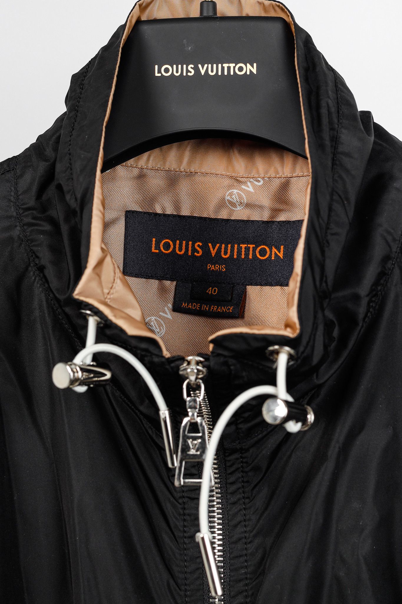 Louis Vuitton Louis Vuitton Noir Nylon Logo-Print Sporty Long Parka Size L / US 10 / IT 46 - 4 Thumbnail