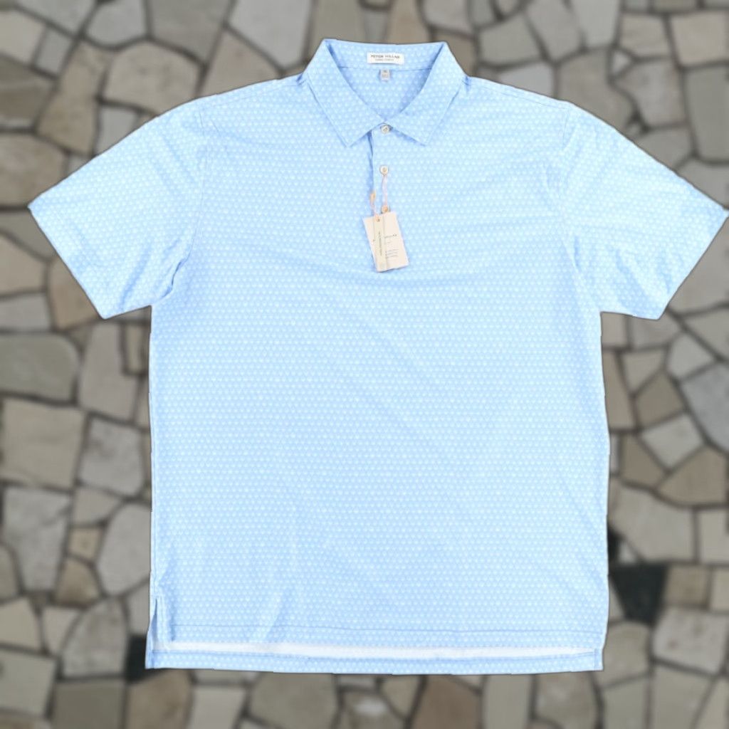 Peter Millar Peter Millar Skull Seeing Double Summer Comfort Polo Shirt Blue Men's XL Shirt Size US XL / EU 56 / 4 - 1 Thumbnail
