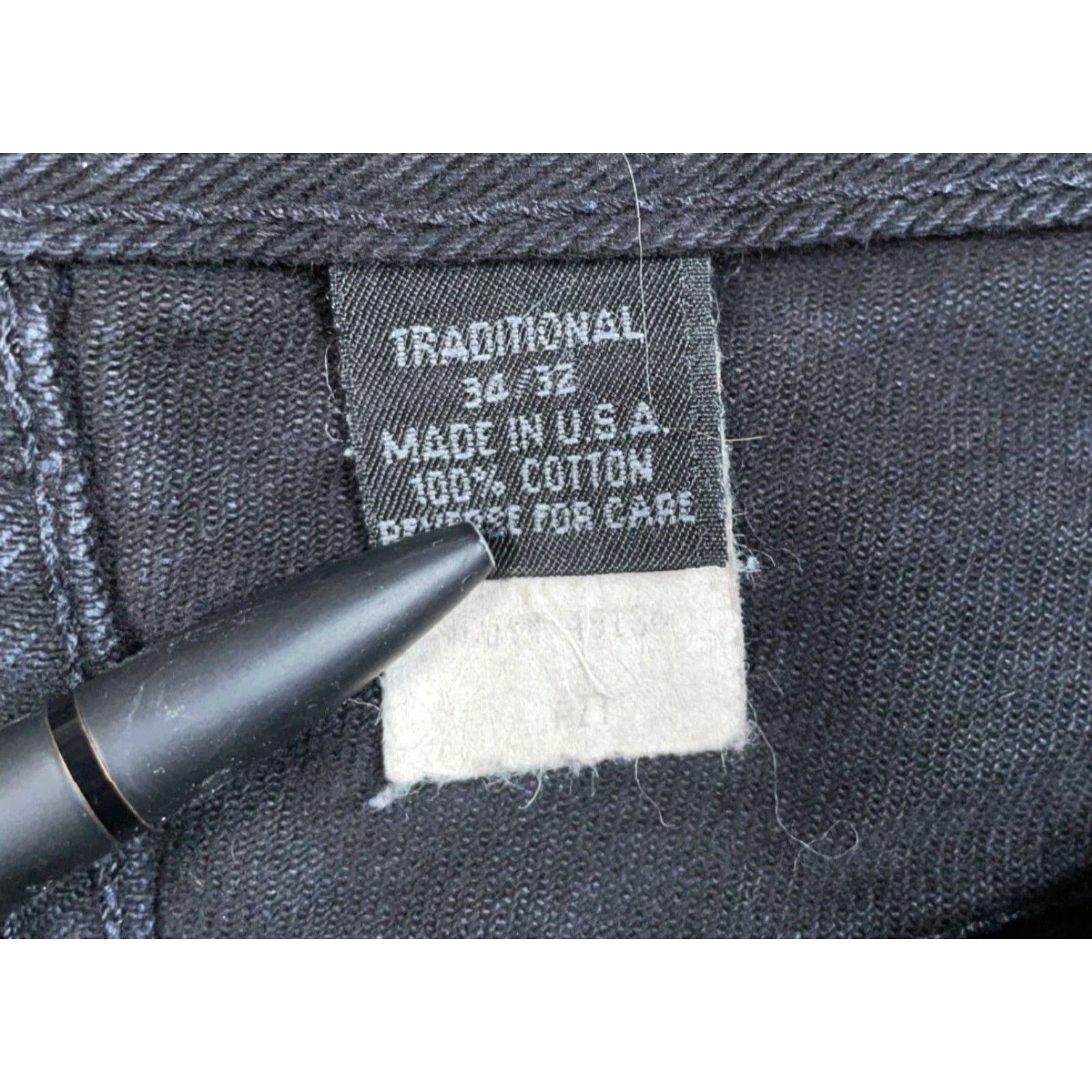 Harley Davidson VINTAGE Harley-Davidson Jeans Men 32 x 31 Black Denim 5-Pocket Traditional Fit Civilian Shotgun Zip Fly Regular Inseam 31 90s Biker Grunge Retro Size US 32 / EU 48 - 3 Thumbnail
