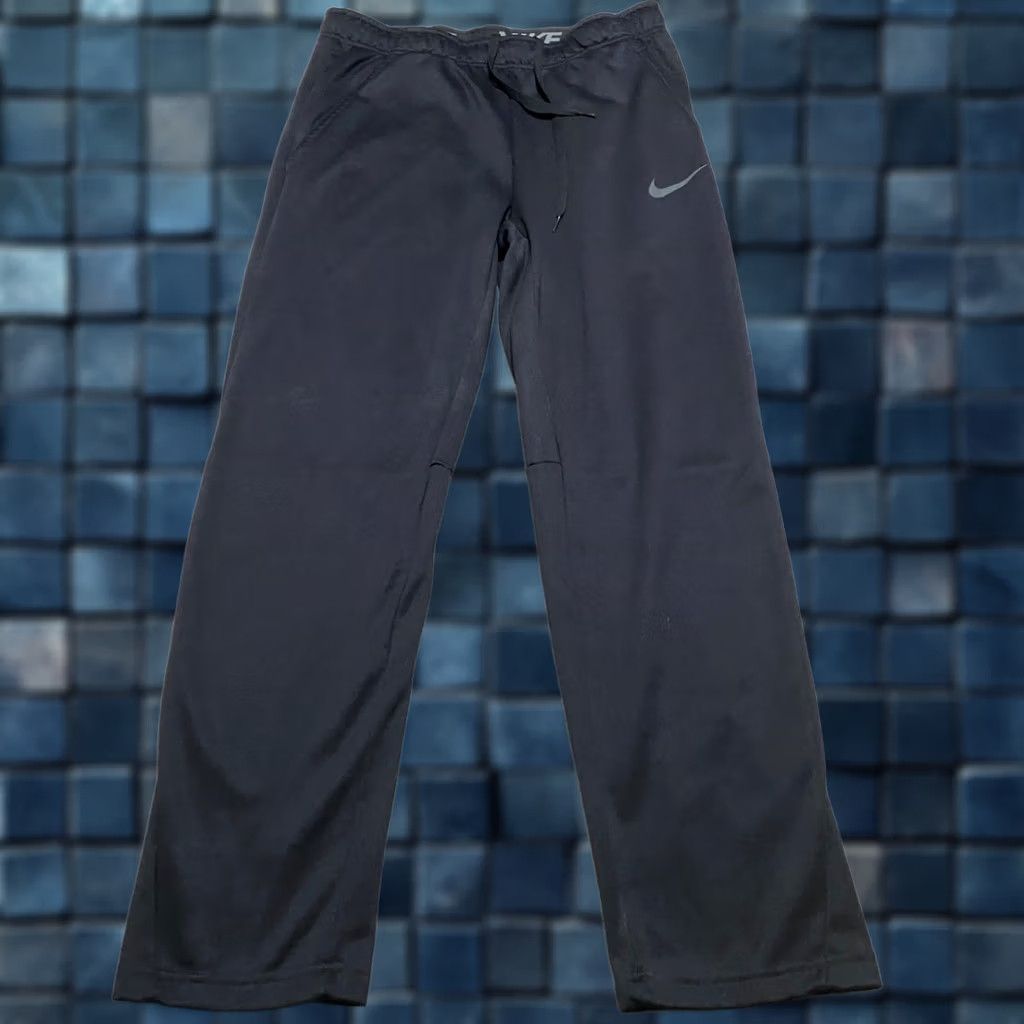 Nike Nike Sweatpants Pants Mens Medium Black Dri Fit Athletic Drawstring Pockets Size US 31 - 1 Thumbnail