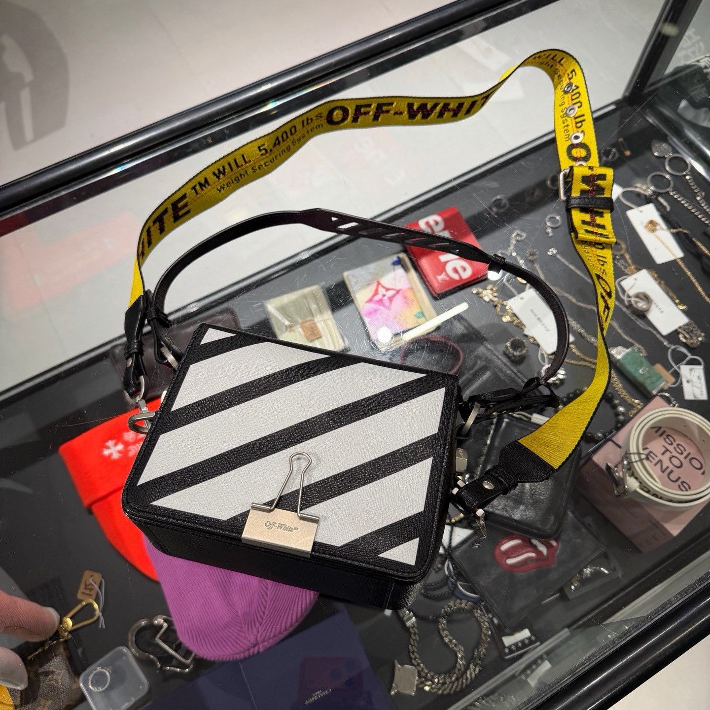 Off-White Off-White Black Bag one size Men Size ONE SIZE - 1 Thumbnail