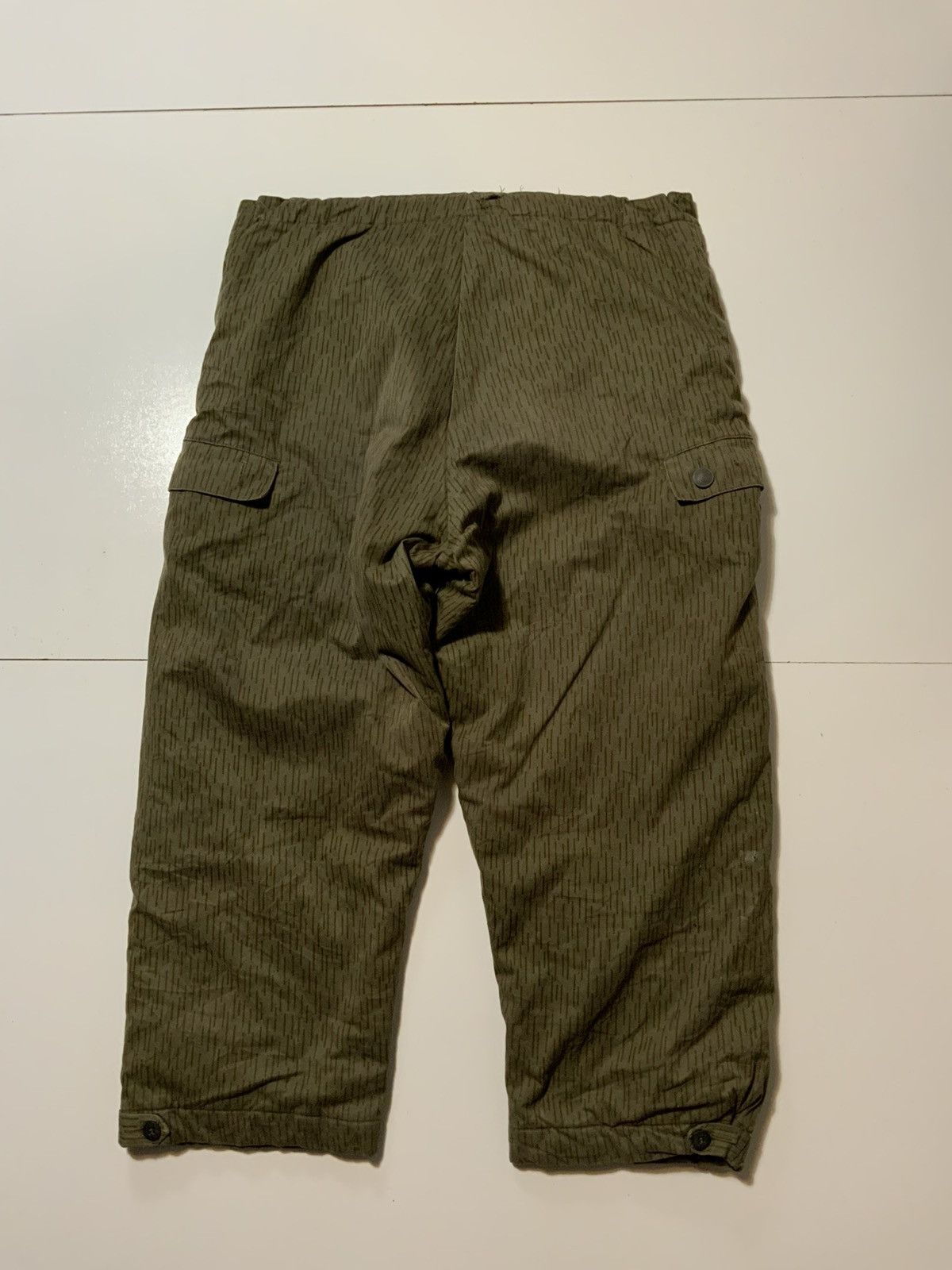 Vintage VTG East German NVA Strichtarn Rain Drop Camouflage Pants Size US 40 / EU 56 - 3 Thumbnail