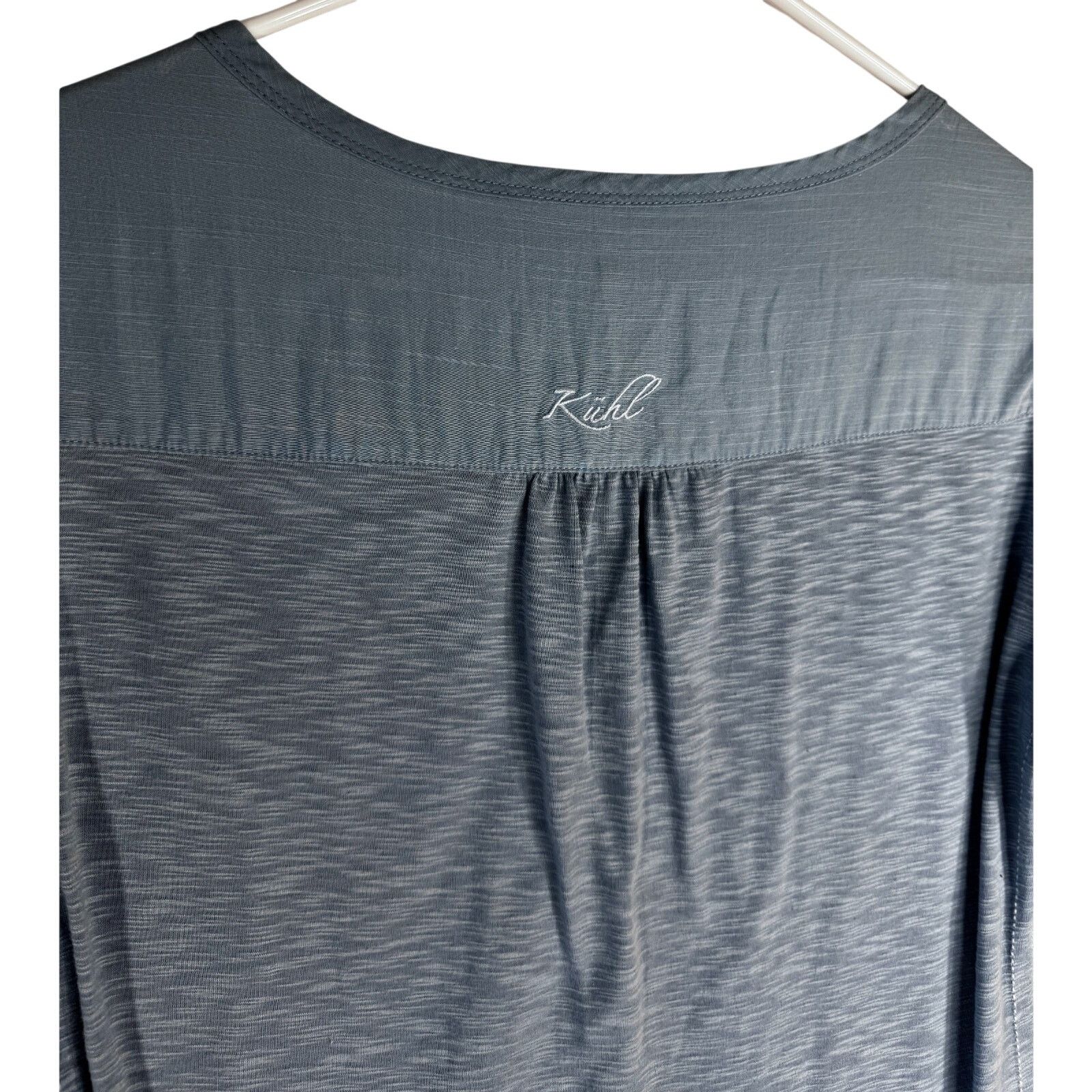 Kuhl Kuhl Shasta 3/4 Henley Shirt Women's Stonewash Blue size S Size S / US 4 / IT 40 - 3 Thumbnail
