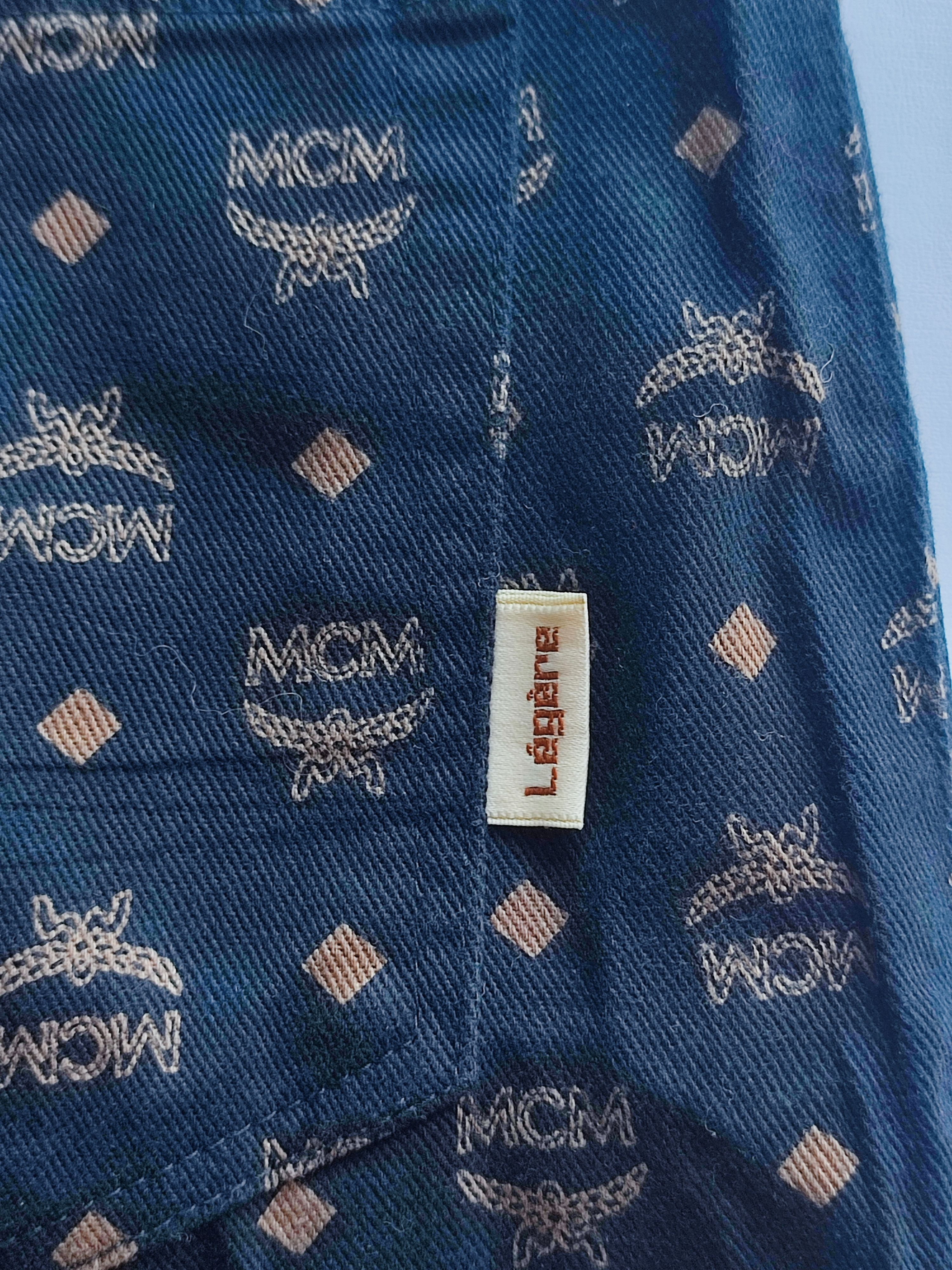 MCM Vintage women's MCM MONOGRAM PANTS JAPAN Size 28" / US 6 / IT 42 - 9 Thumbnail