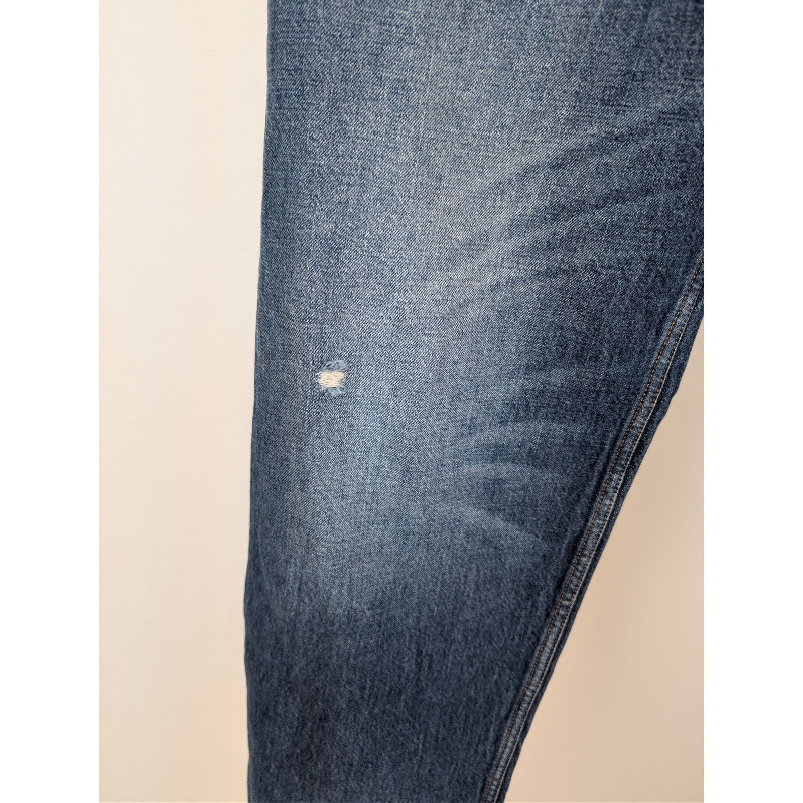 Balenciaga o1rshd1 Organic Vintage Denim Large Pants in Blue Size US 30 / EU 46 - 7 Thumbnail