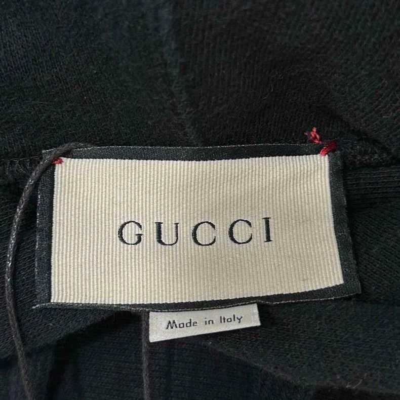 Gucci Gucci Black embroidered tennis hoodie 2506-Nextarrow Size US M / EU 48-50 / 2 - 5 Thumbnail