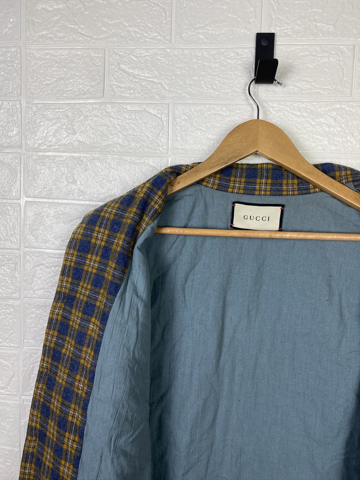 Gucci Gucci Wool Vest - SS20 Yellow & Blue Check - Size 52 Size US L / EU 52-54 / 3 - 17 Thumbnail