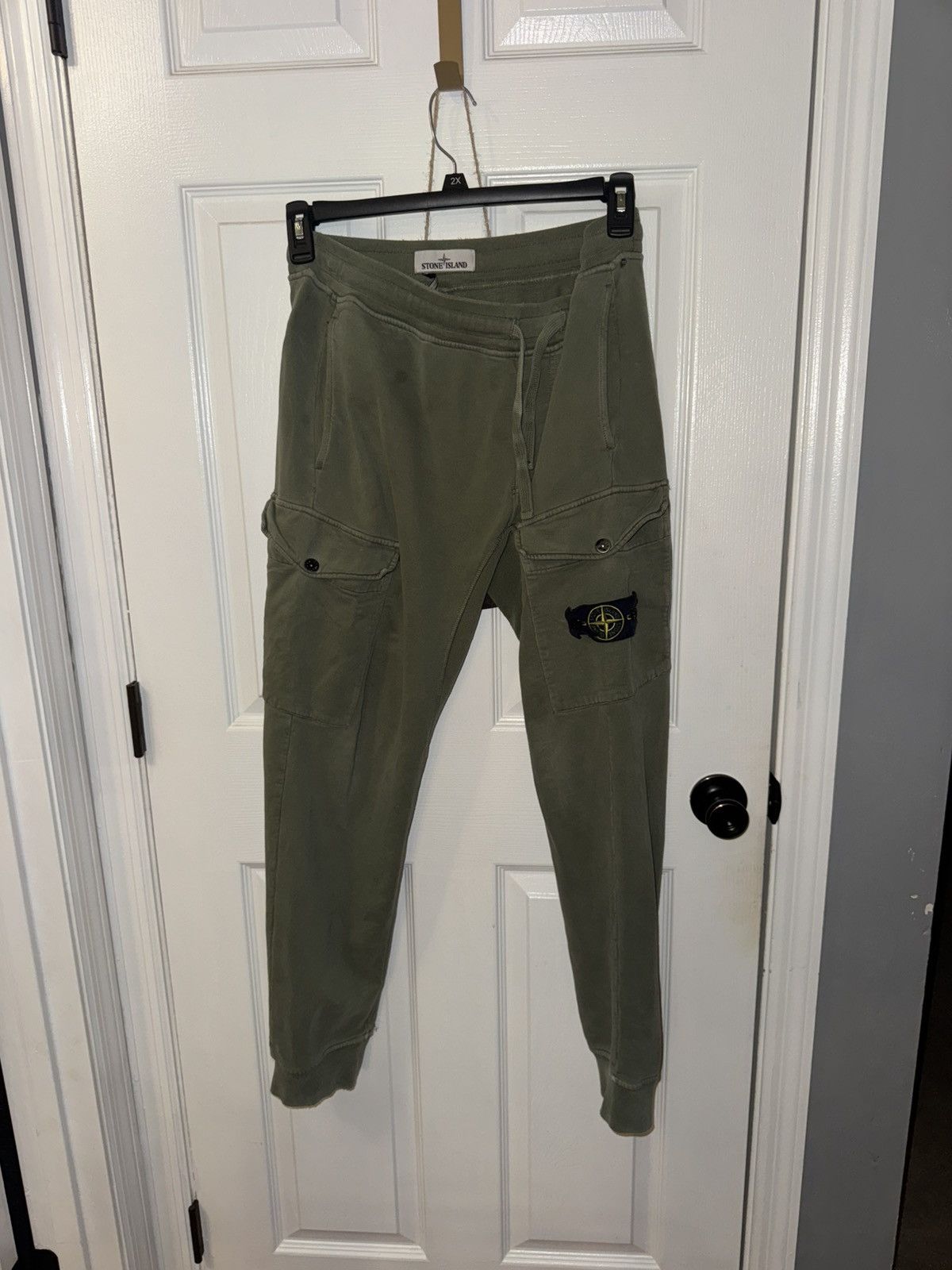 Stone Island Stone Island Olive Green Sweatpants Size US 32 / EU 48 - 1 Thumbnail