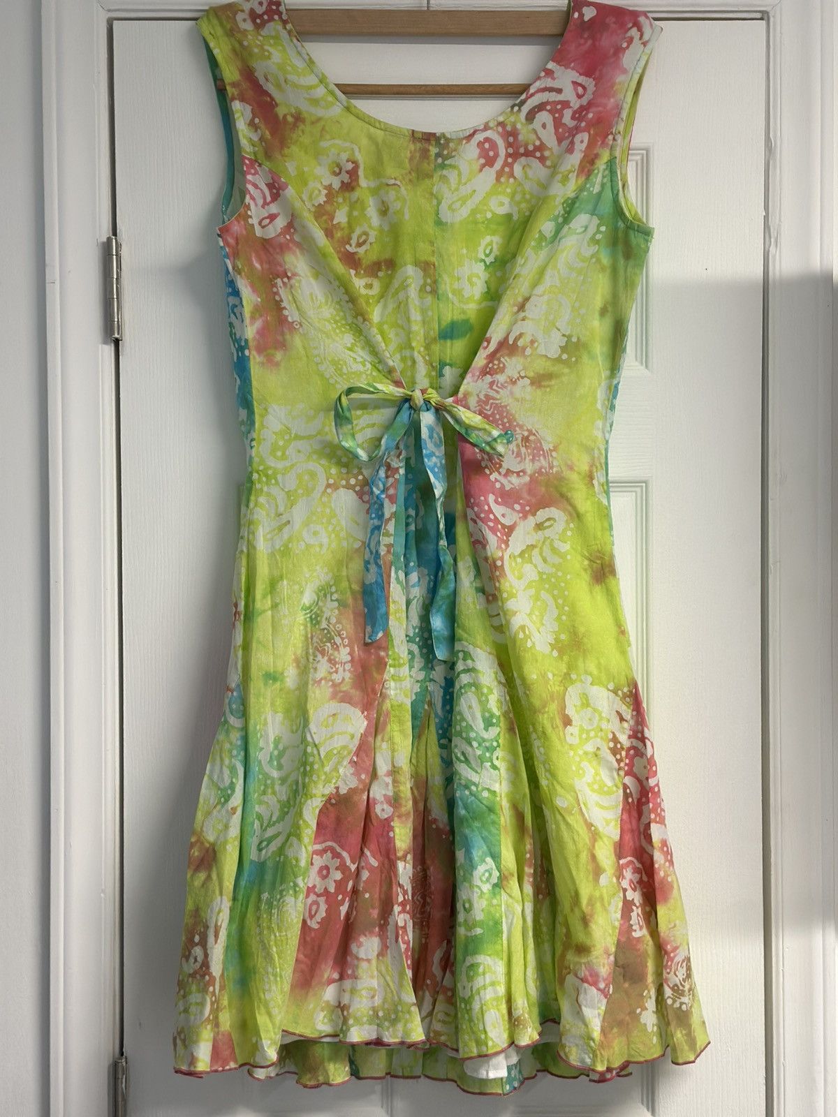 Other Vintage Tiedie Dress! Size L / US 10 / IT 46 - 4 Thumbnail