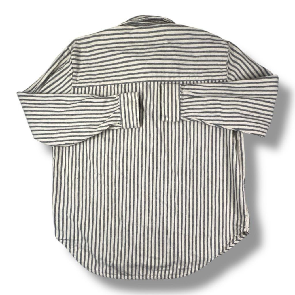 Brixton Brixton Bowery Boyfriend Oversized Dove Stripe Long Sleeve F Size S / US 4 / IT 40 - 6 Thumbnail