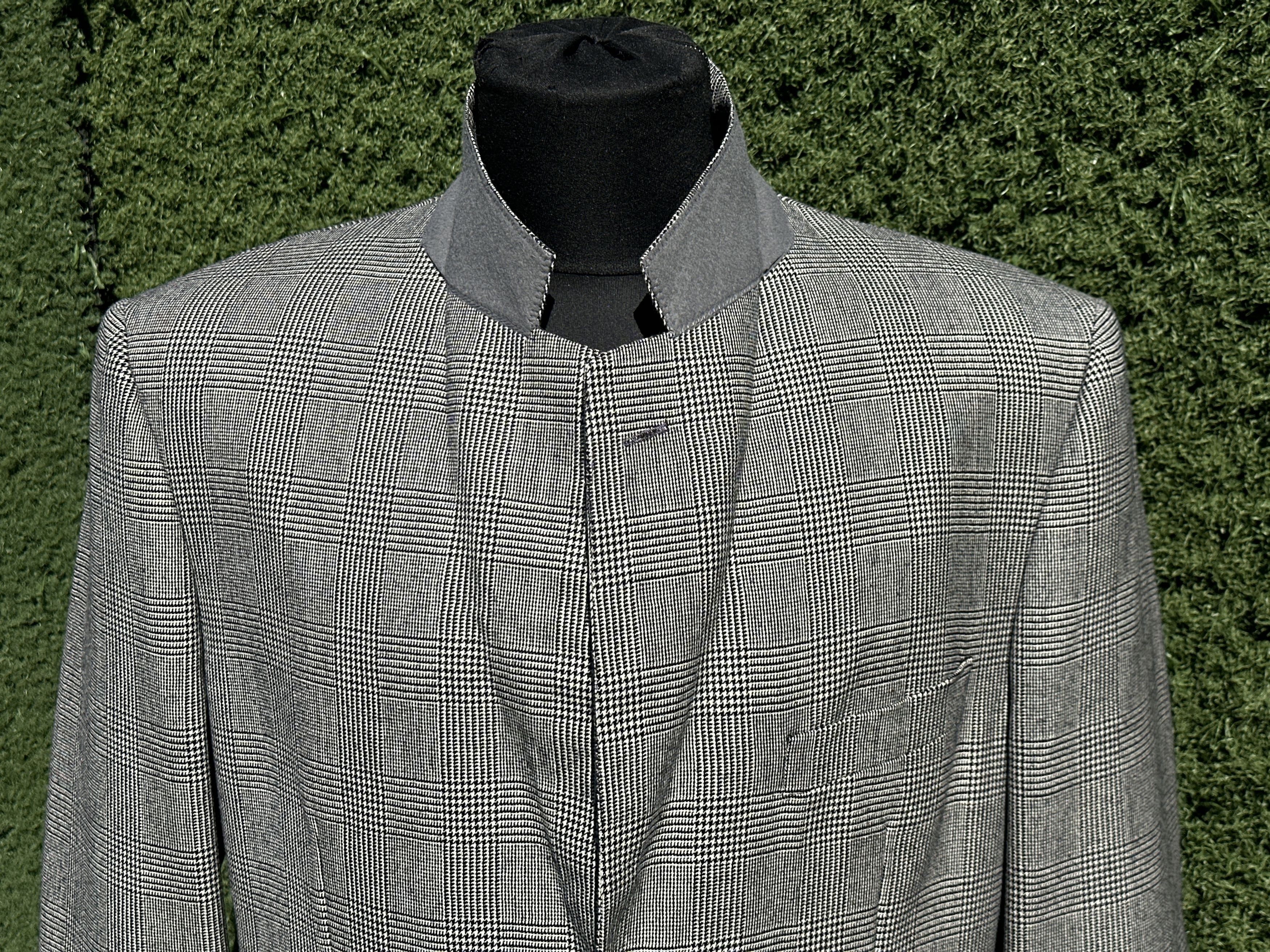 Corneliani Corneliani Wool Glen Check Blazer Formal Jacket Size 50 IT Size 50R - 7 Thumbnail