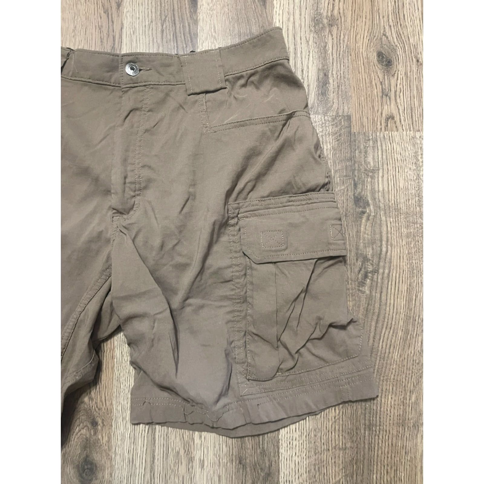 Vintage Duluth Trading Co. Shorts, Men's Size Large, Cargo, Beige, Regular Fit, 10in Inseam, Khaki, Casual, Mens Size US 33 - 3 Thumbnail
