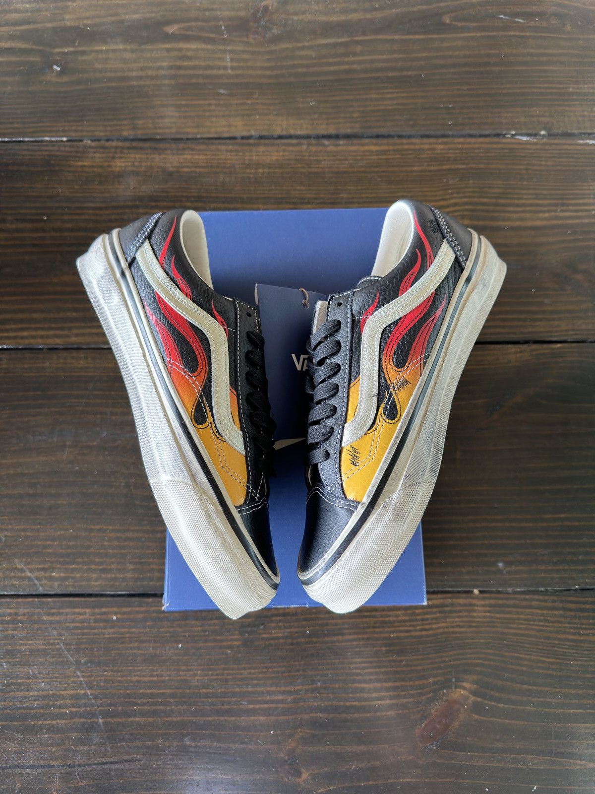 Vans Vans Old Skool Archive Flame Pack Black Size US 12 / EU 45 - 6 Thumbnail