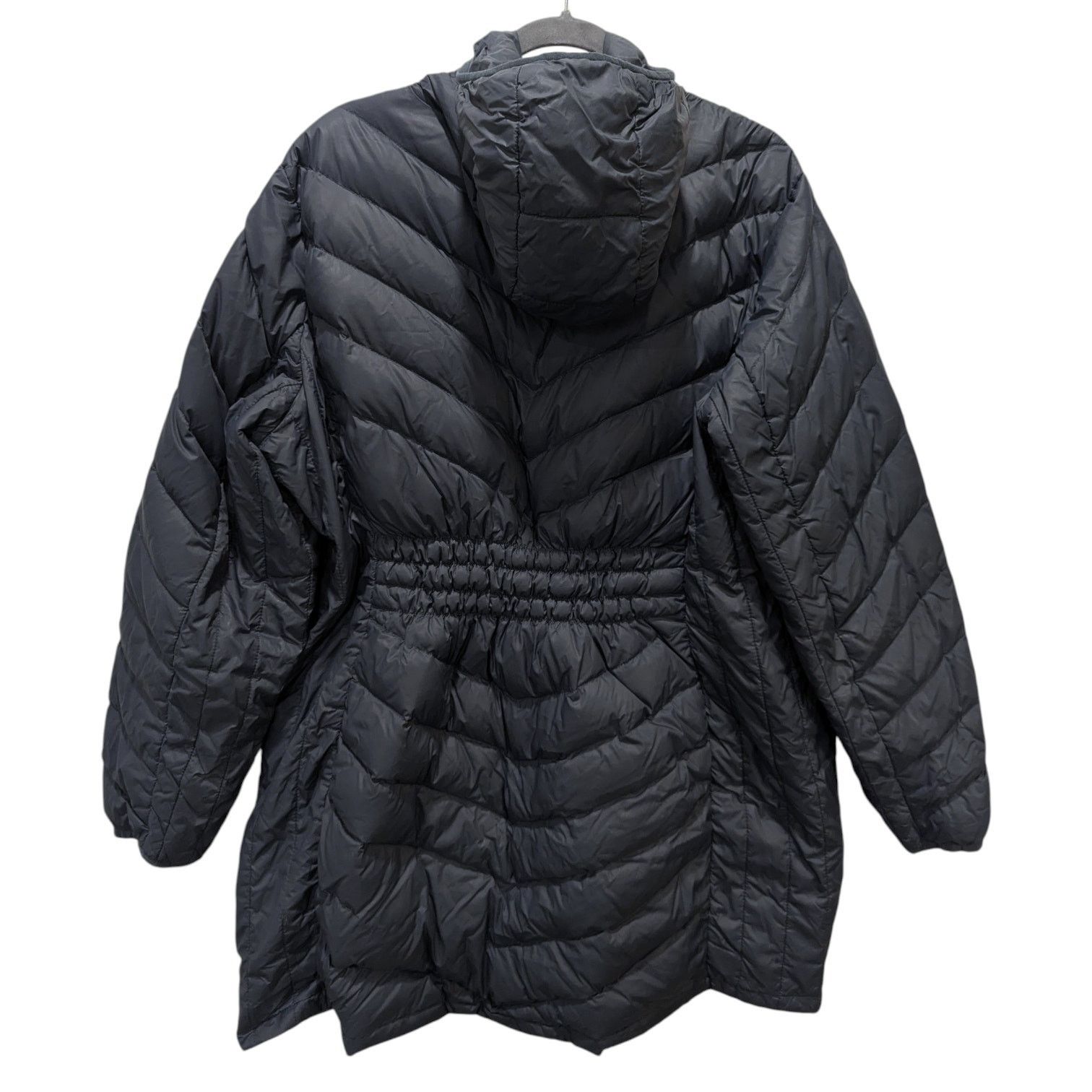 Barney Cools London Fog Blue Lightweight Down Feather Long Puffer Coat Size US XXL / EU 58 / 5 - 2 Thumbnail