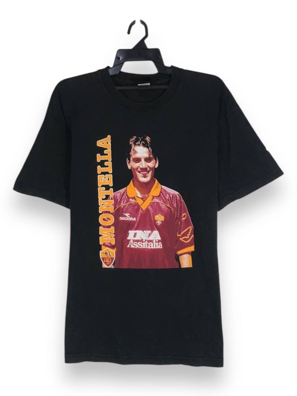 Vintage vintage as roma striker number nine vincenzo montella Size US M / EU 48-50 / 2 - 1 Thumbnail