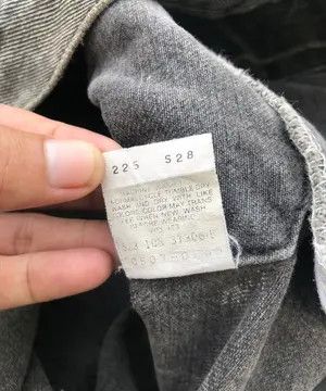 Levi's Vintage 90s Levi's Faded Black Studded Trucker Jacket Size US XL / EU 56 / 4 - 5 Thumbnail