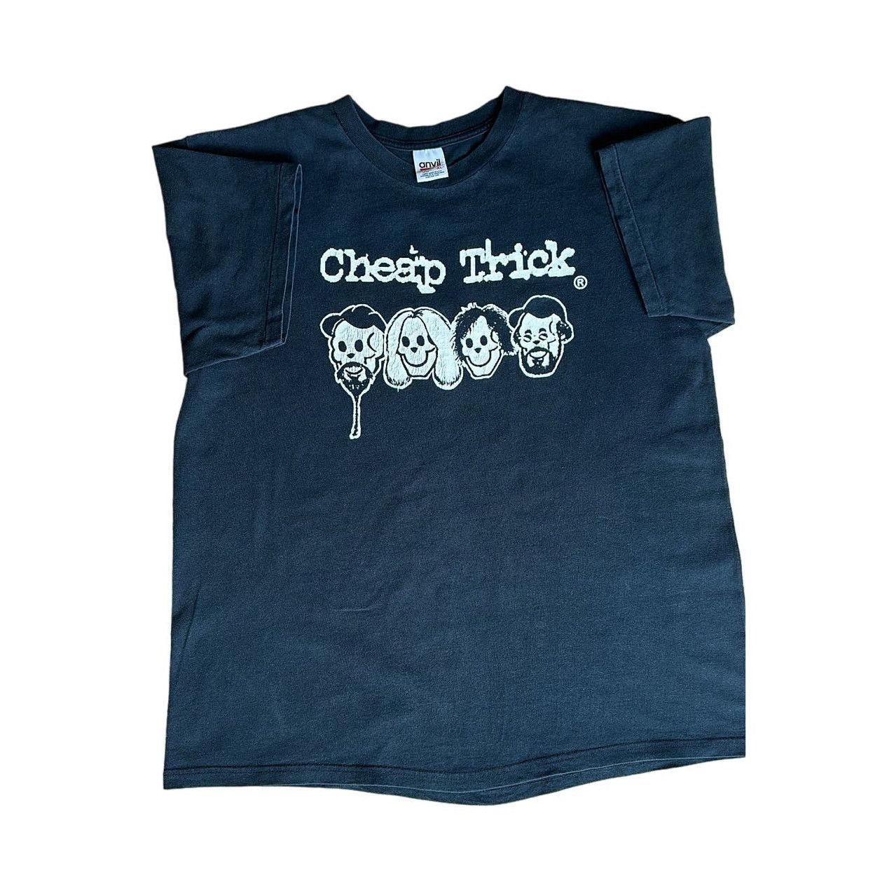 image of Anvil Vintage 1998 Cheap Trick Irving Plaza Halloween Night in Black, Men's (Size XL)