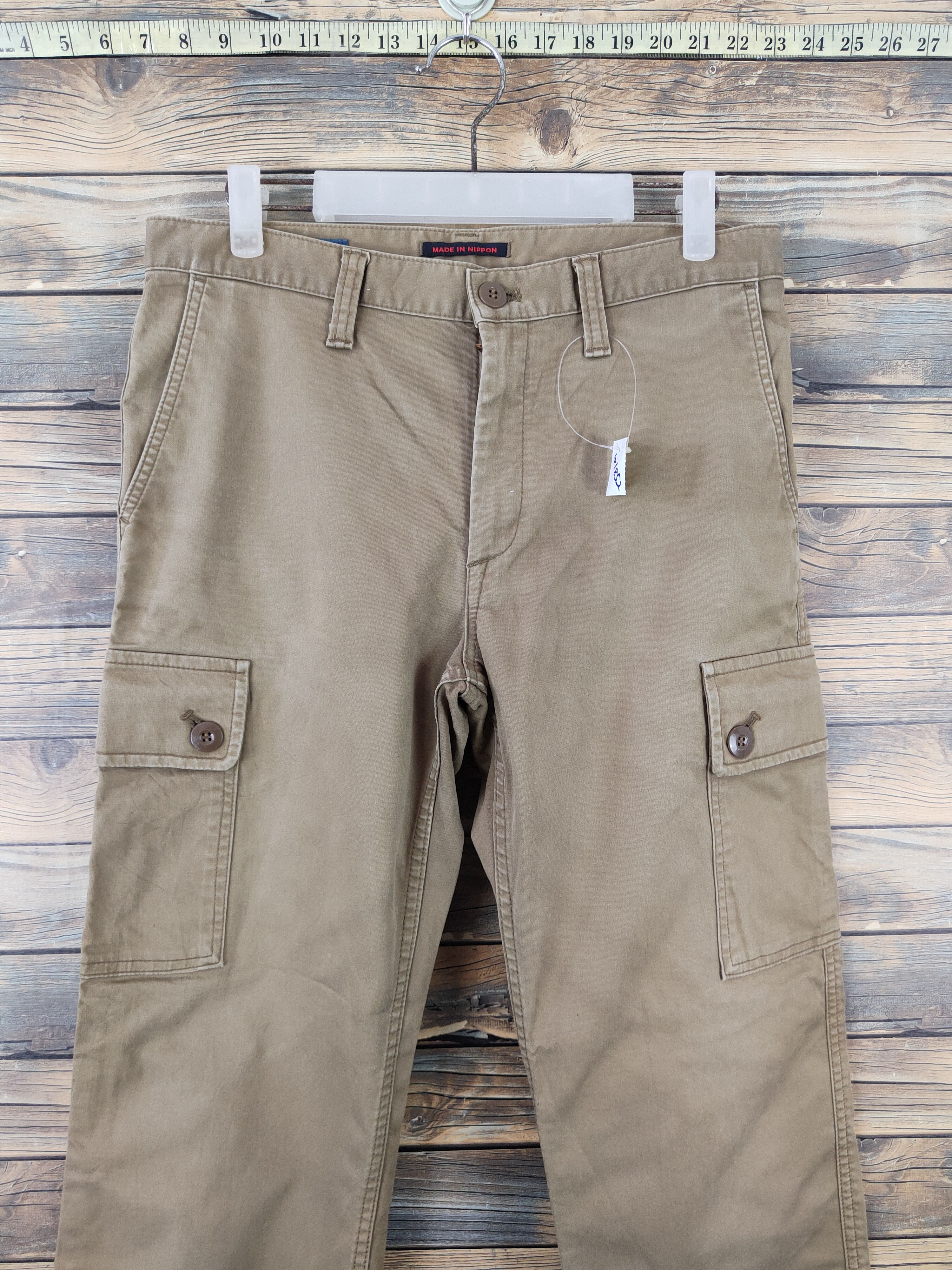 Japanese Brand Blue Way Brown Multipocket Tactical Cargo Pants #W1852 Size US 32 / EU 48 - 2 Thumbnail