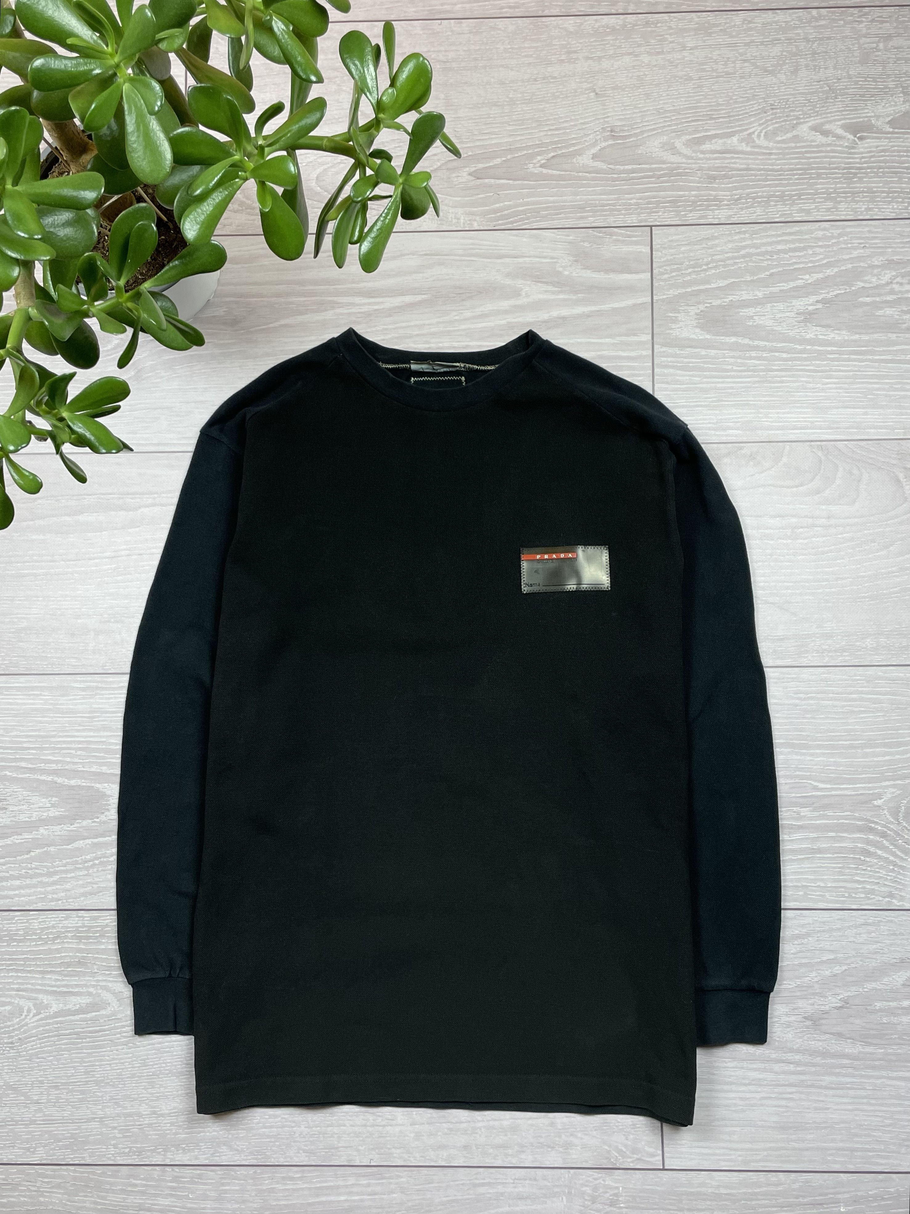 image of Prada Challenge 2003 Sweatshirts Vintage in Brown, Men's (Size Medium)