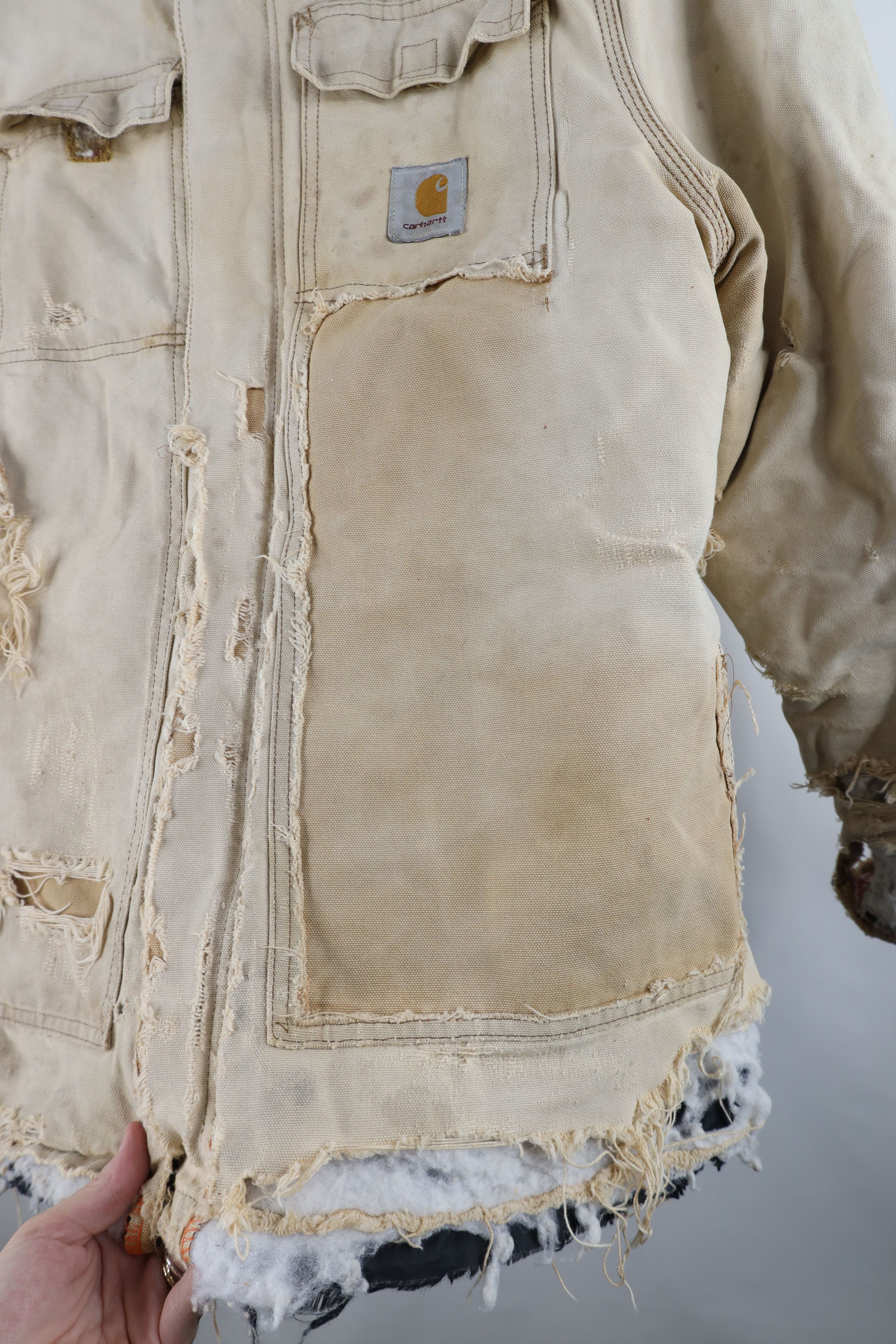 Carhartt Vintage 90s Carhartt Quilted Chore Barn Jacket Duck Brown Size US L / EU 52-54 / 3 - 7 Thumbnail