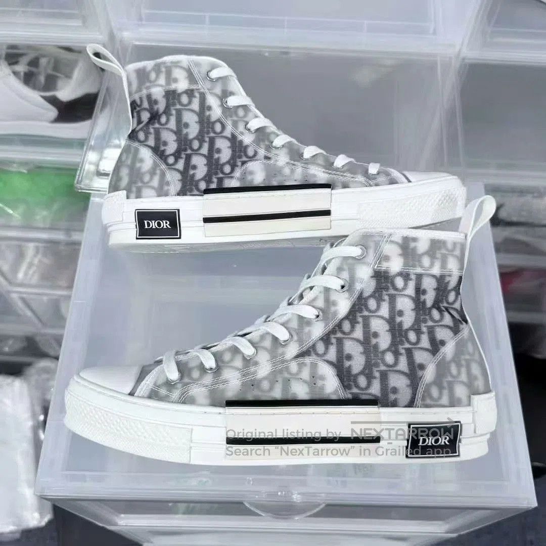 Dior dior b23 white black full print sneakers. Size US 9 / EU 42 - 2 Thumbnail