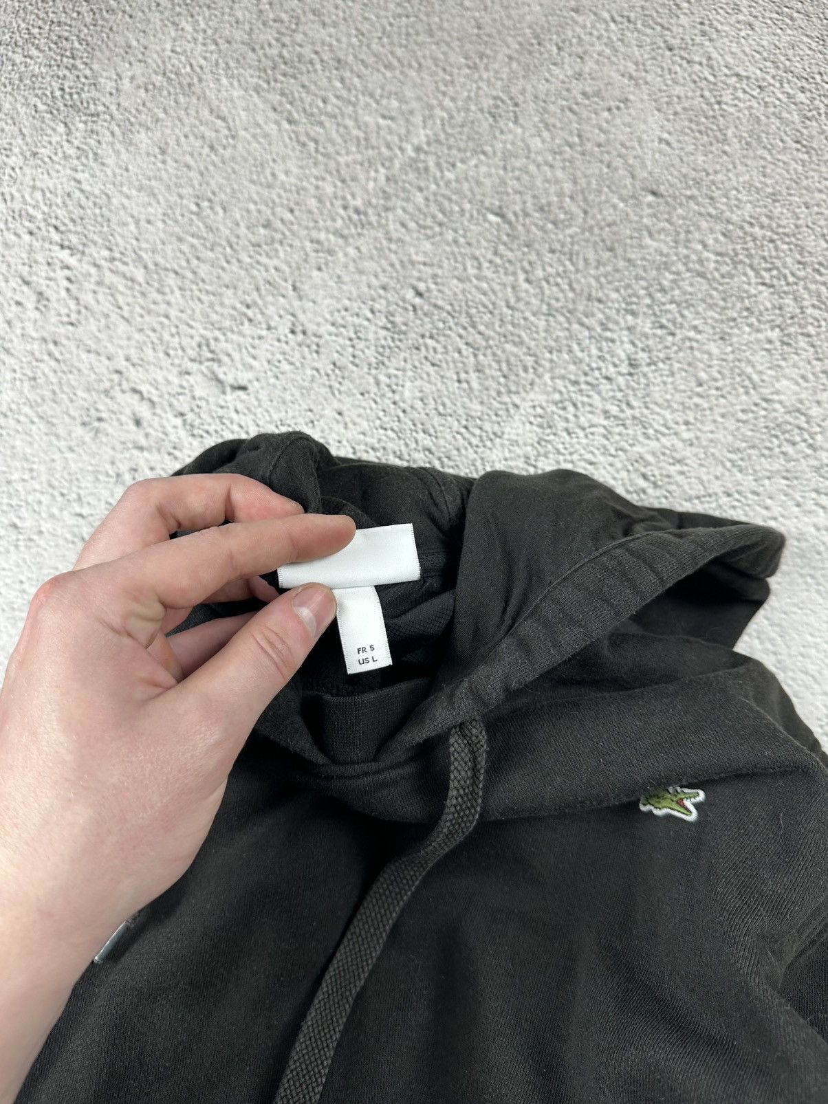 Lacoste Vintage Lacoste Hoodie Faded Y2K Boxed Logo SK8 Size US L / EU 52-54 / 3 - 7 Thumbnail