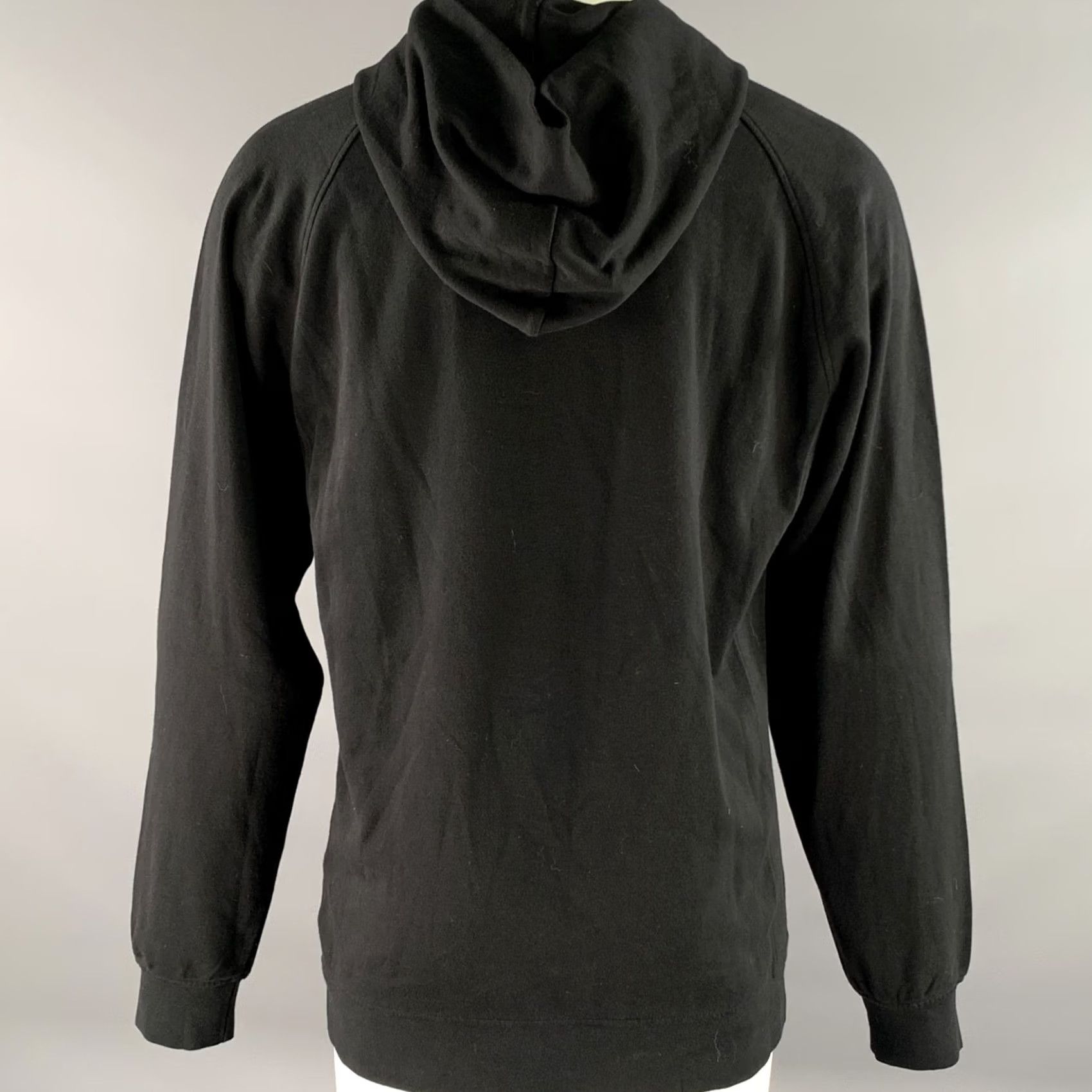 Visvim VISVIM XL Black Wash Cotton Hoodie Sweatshirt Mens Sweater Knit Hoodie Wash Black XL VISVIM Size US XL / EU 56 / 4 - 4 Thumbnail