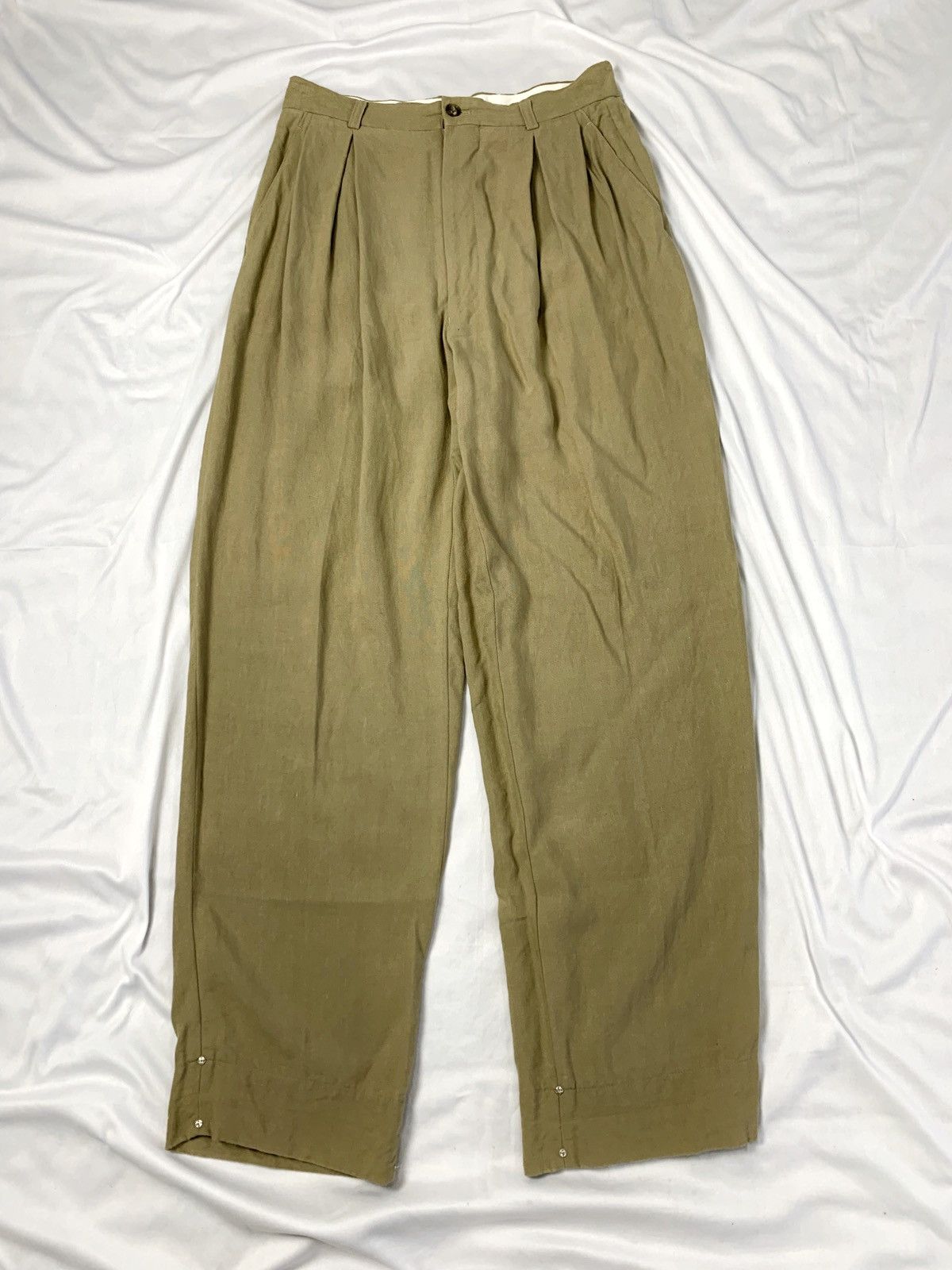JUN MEN 80s jun men yohji yamamoto trousers double pleated pant Size US 30 / EU 46 - 4 Thumbnail