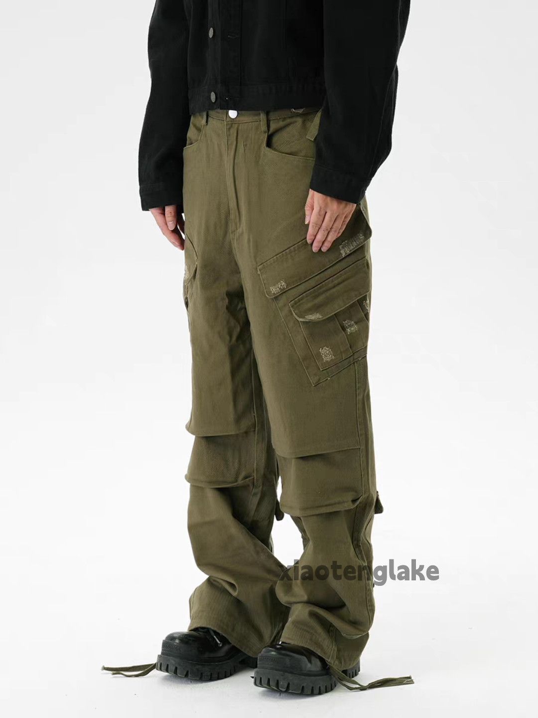 Vintage xtl military outdoor tactical wide Leg hiphop cargo pants Size US 32 / EU 48 - 4 Thumbnail