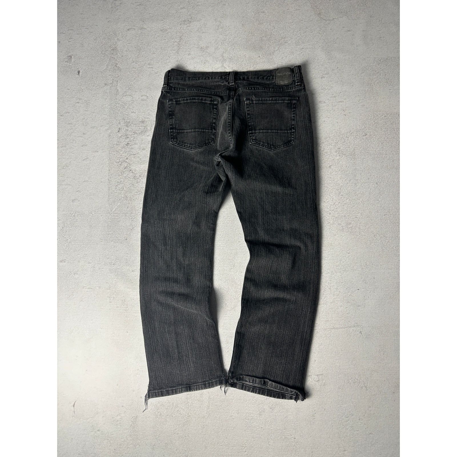 Nautica Vintage Nautica Black Preowned Denim Jeans - Men's 34W30L Size 34" / US 12 / IT 48 - 2 Thumbnail