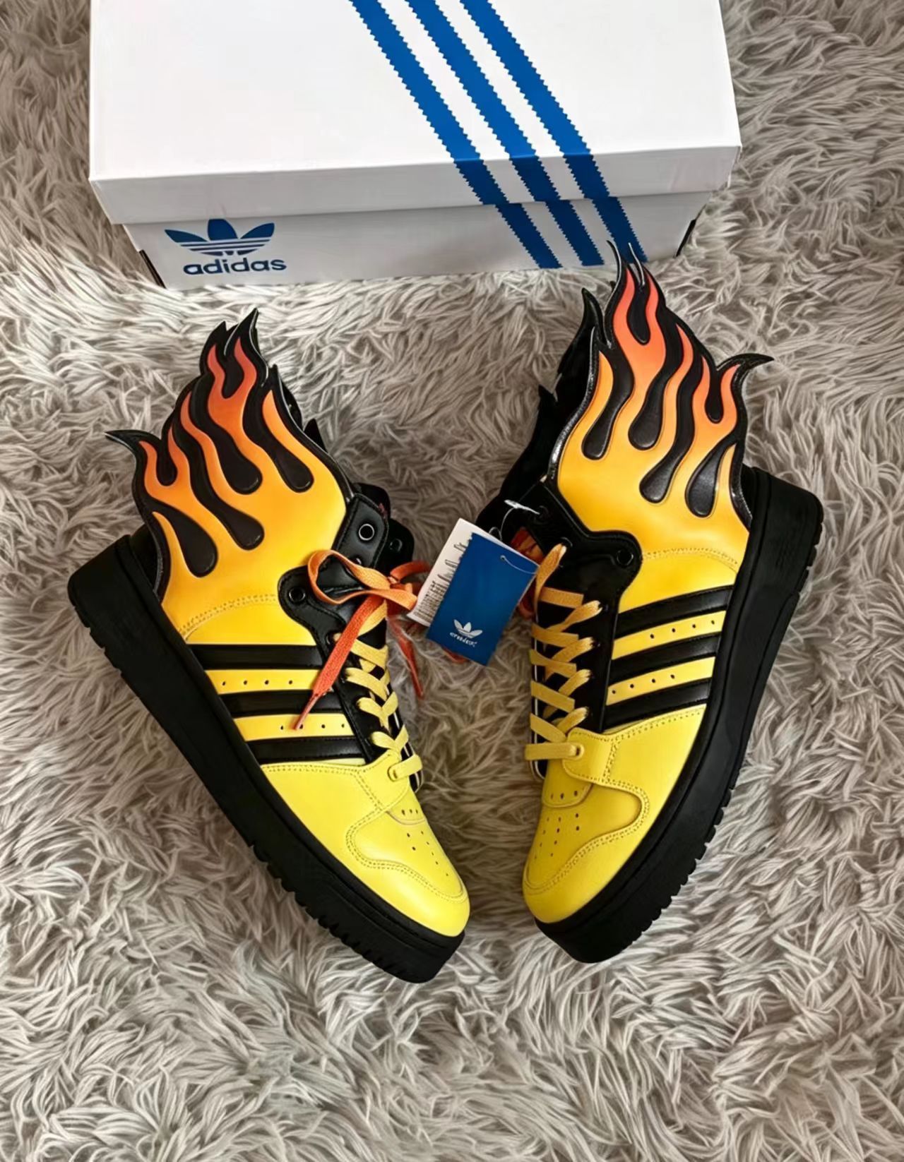 Jeremy Scott Flame Adidas | Grailed